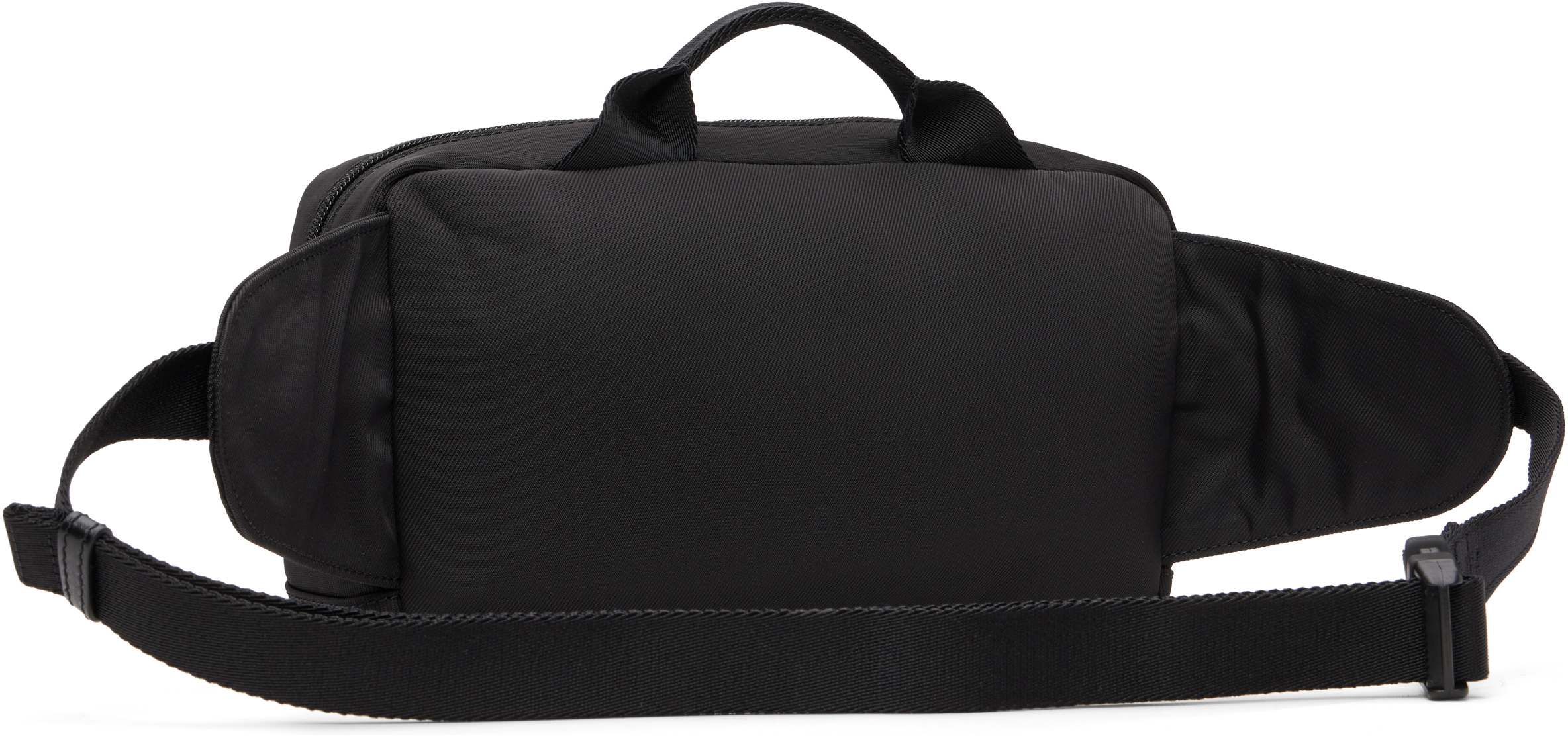 Givenchy Black Essential U Nylon Belt Bag In Black