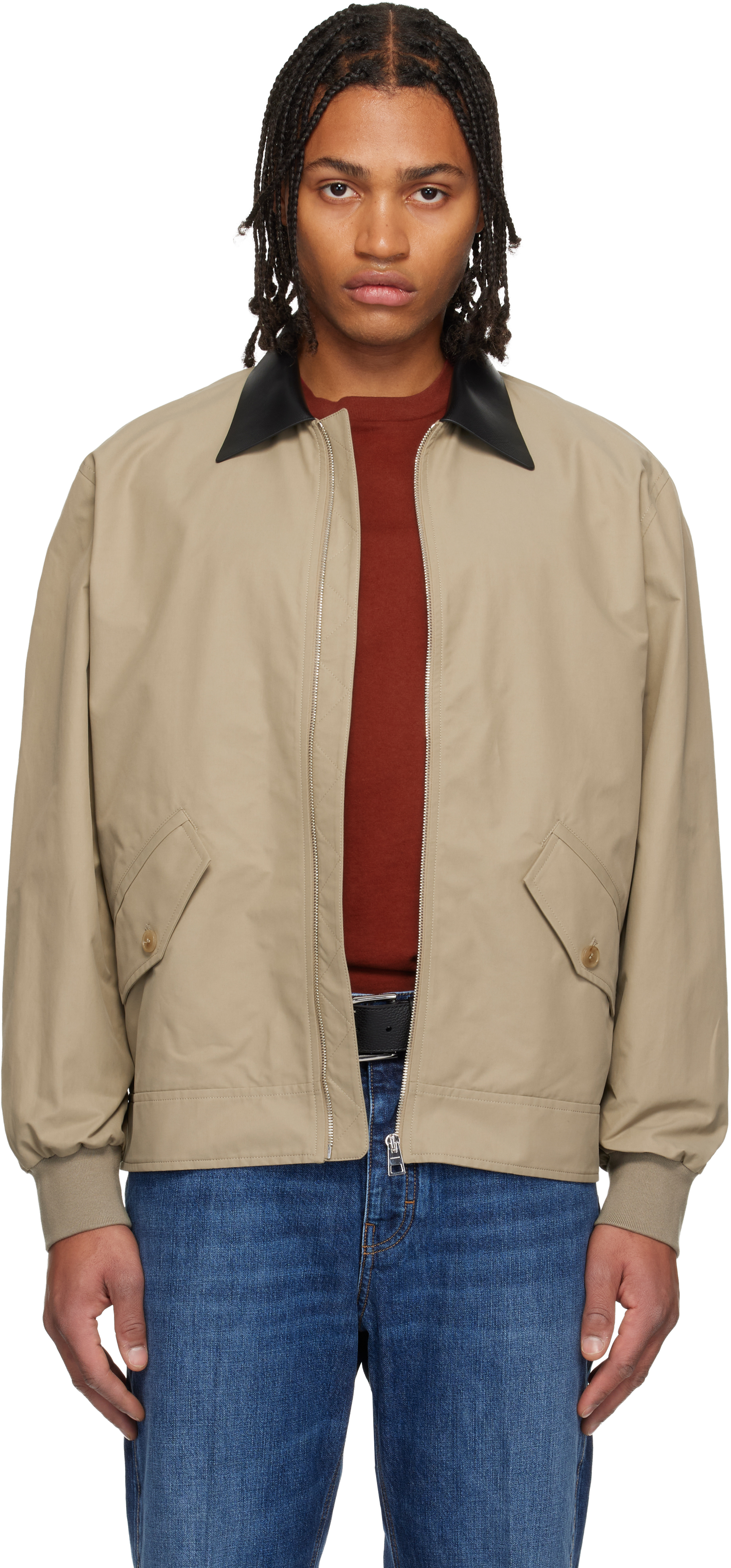 Givenchy Khaki Harrington Jacket In Multi