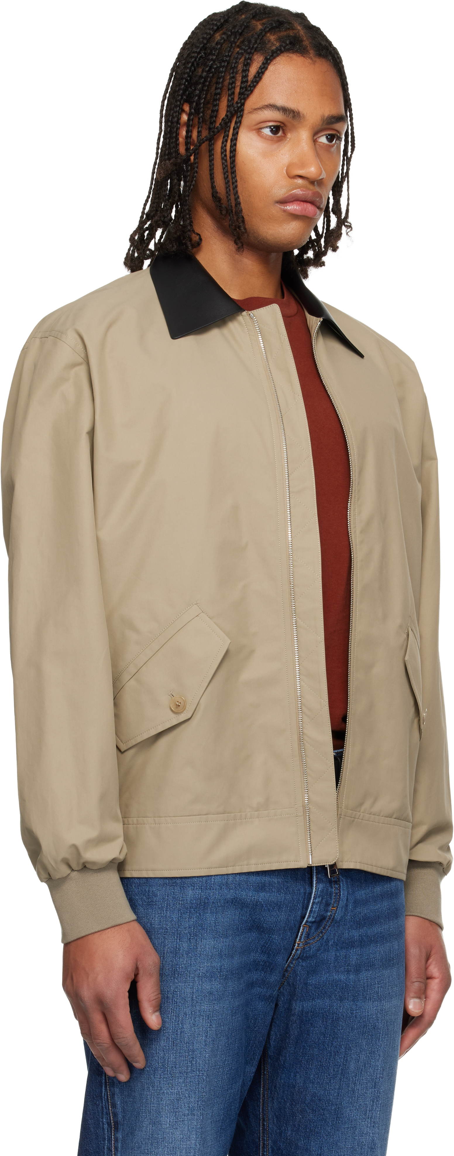 Givenchy Khaki Harrington Jacket In Multi