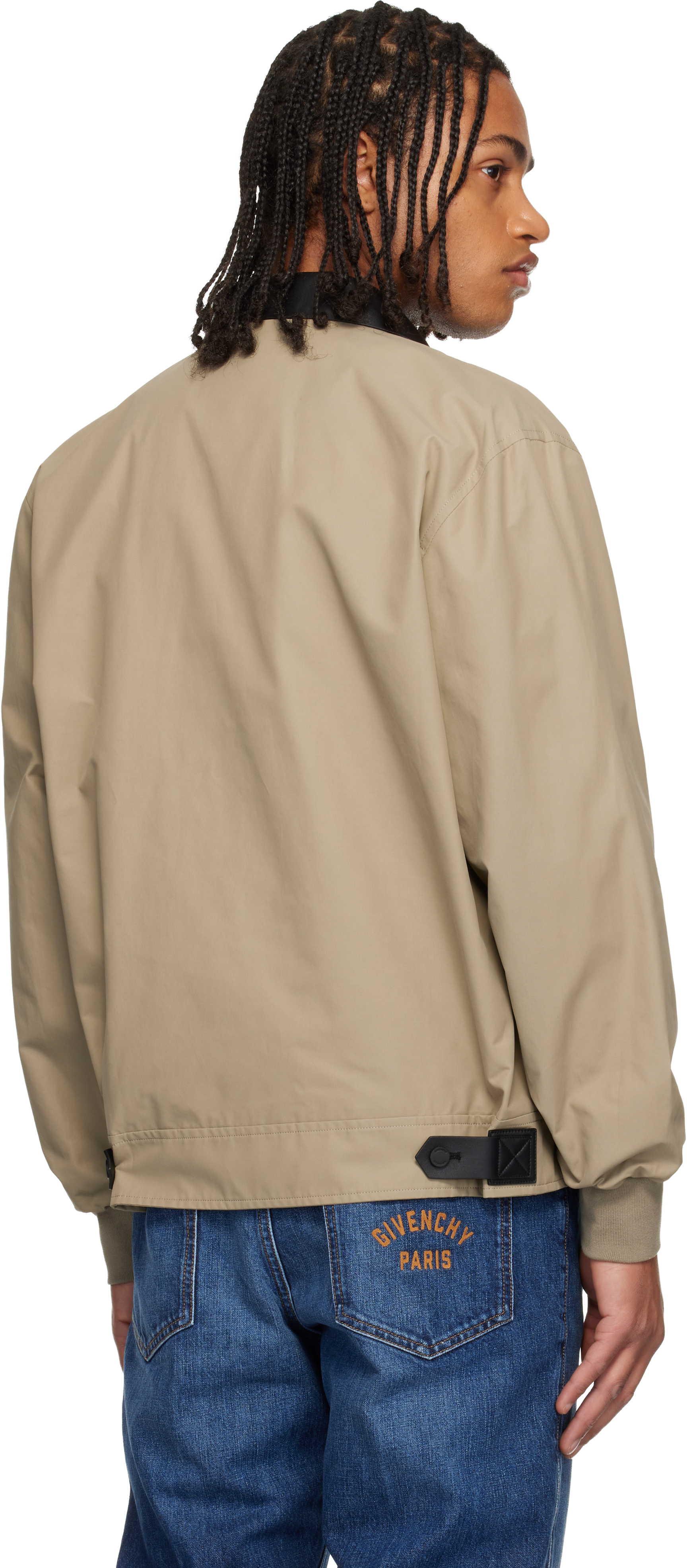 Givenchy Khaki Harrington Jacket In Multi