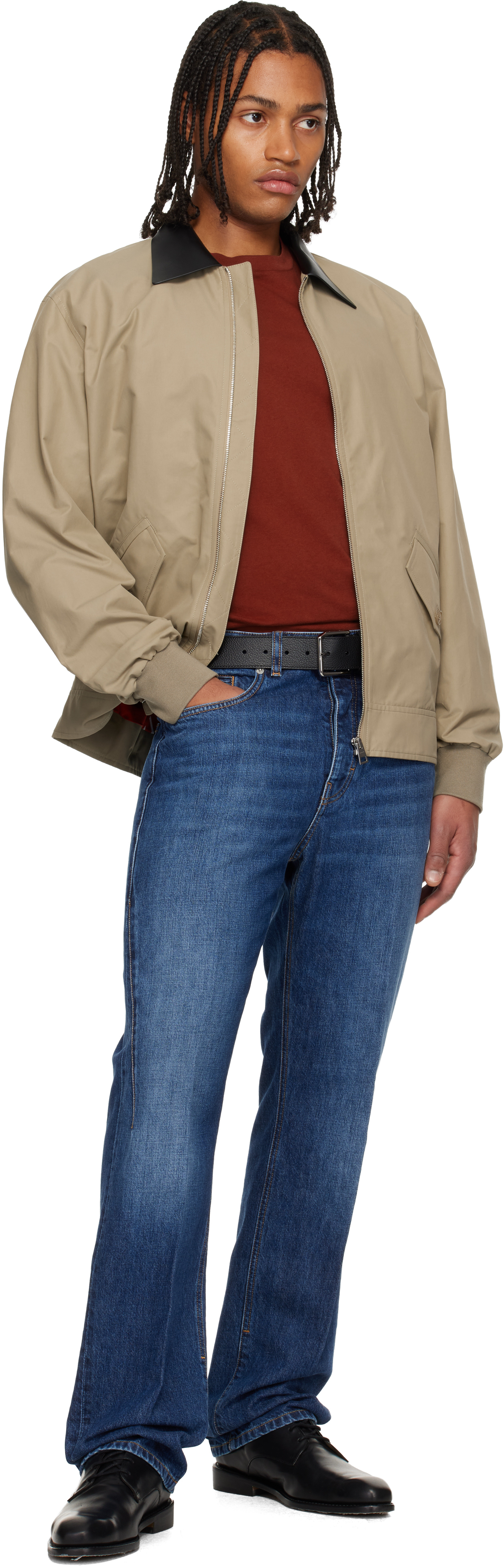 Givenchy Khaki Harrington Jacket In Multi