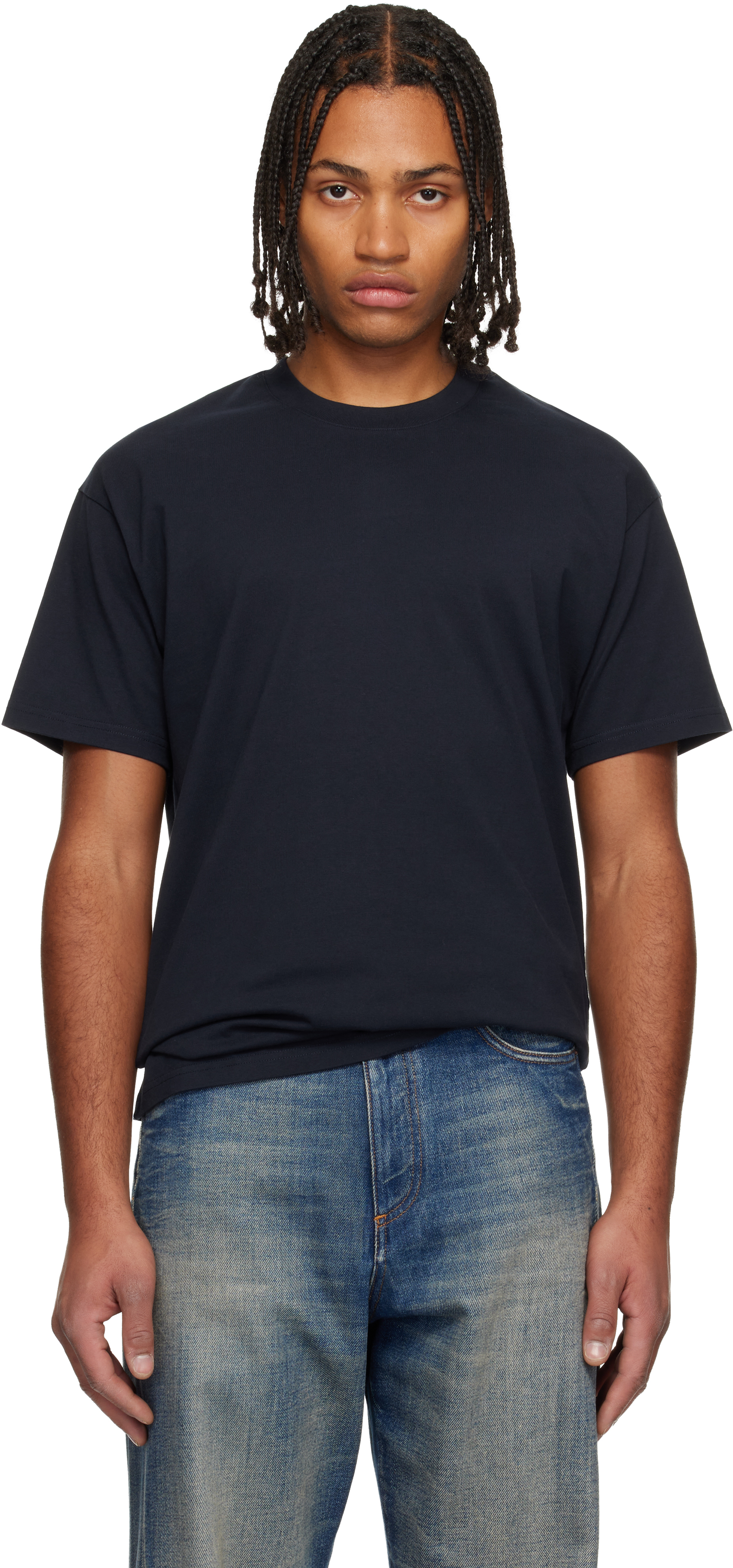 Givenchy Cotton Crew Neck T-shirt In Black
