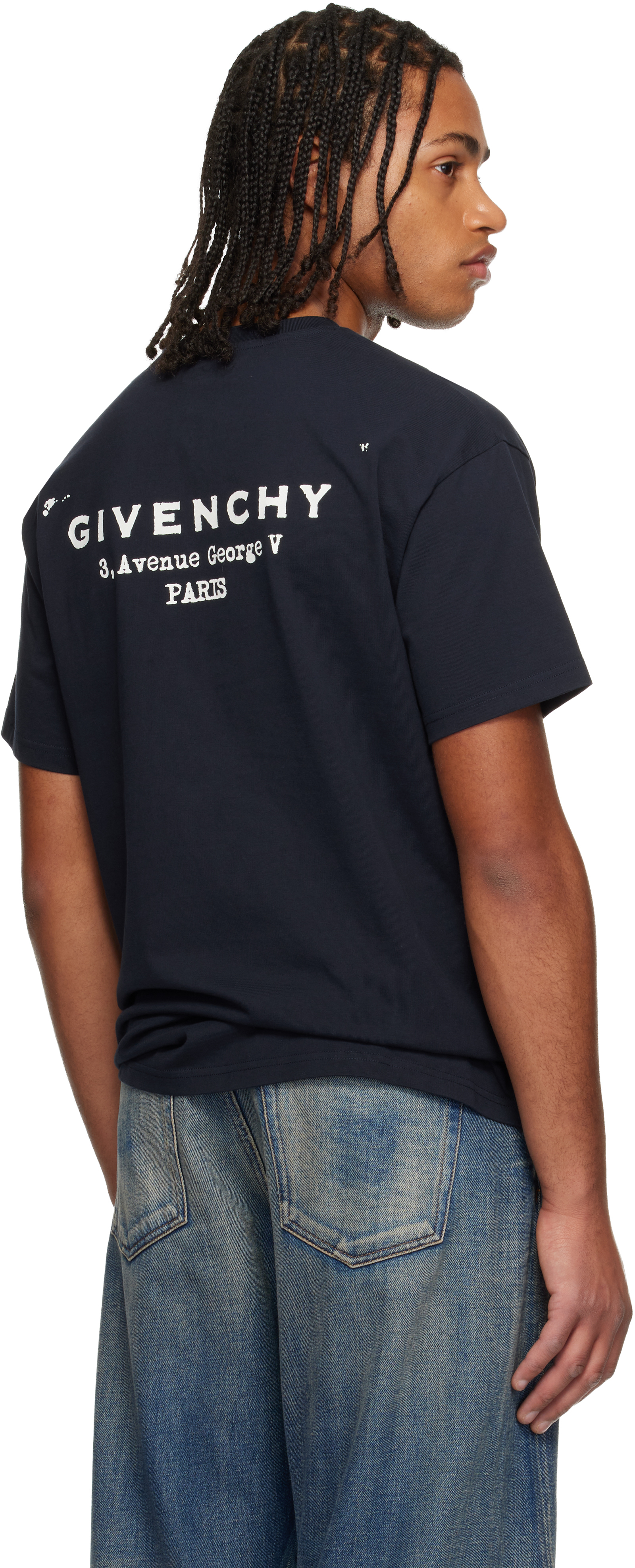 Givenchy Cotton Crew Neck T-shirt In Black