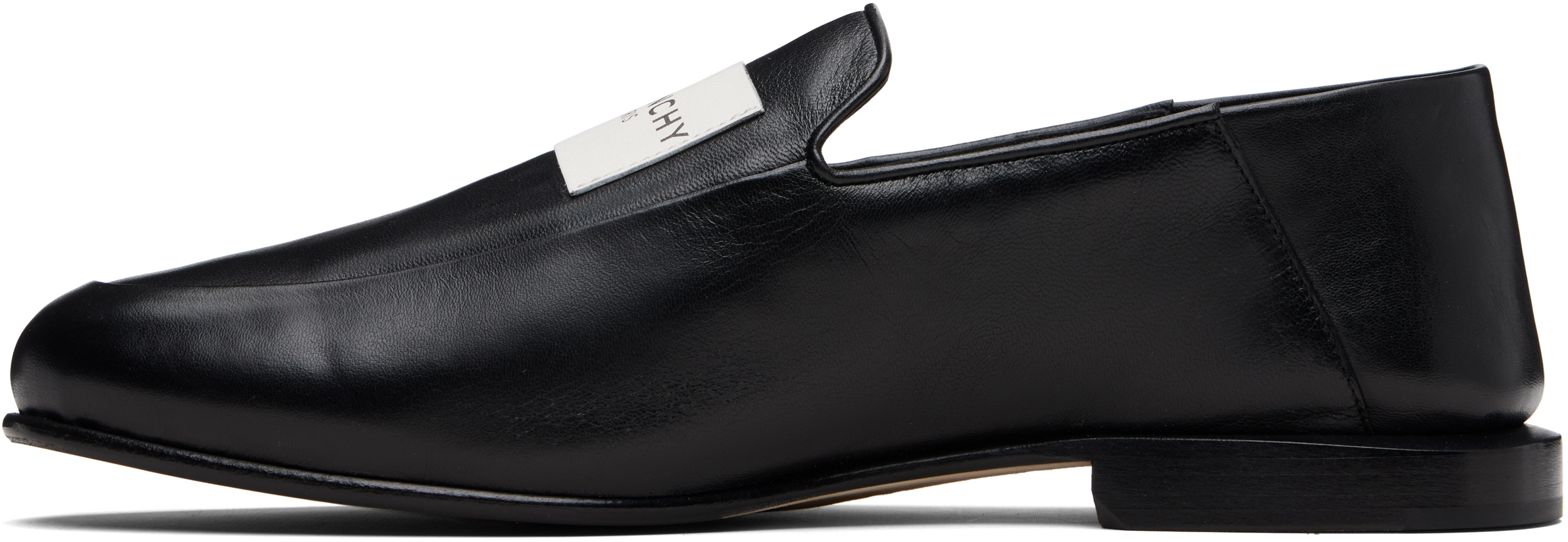 Givenchy Black Label Loafers In Black