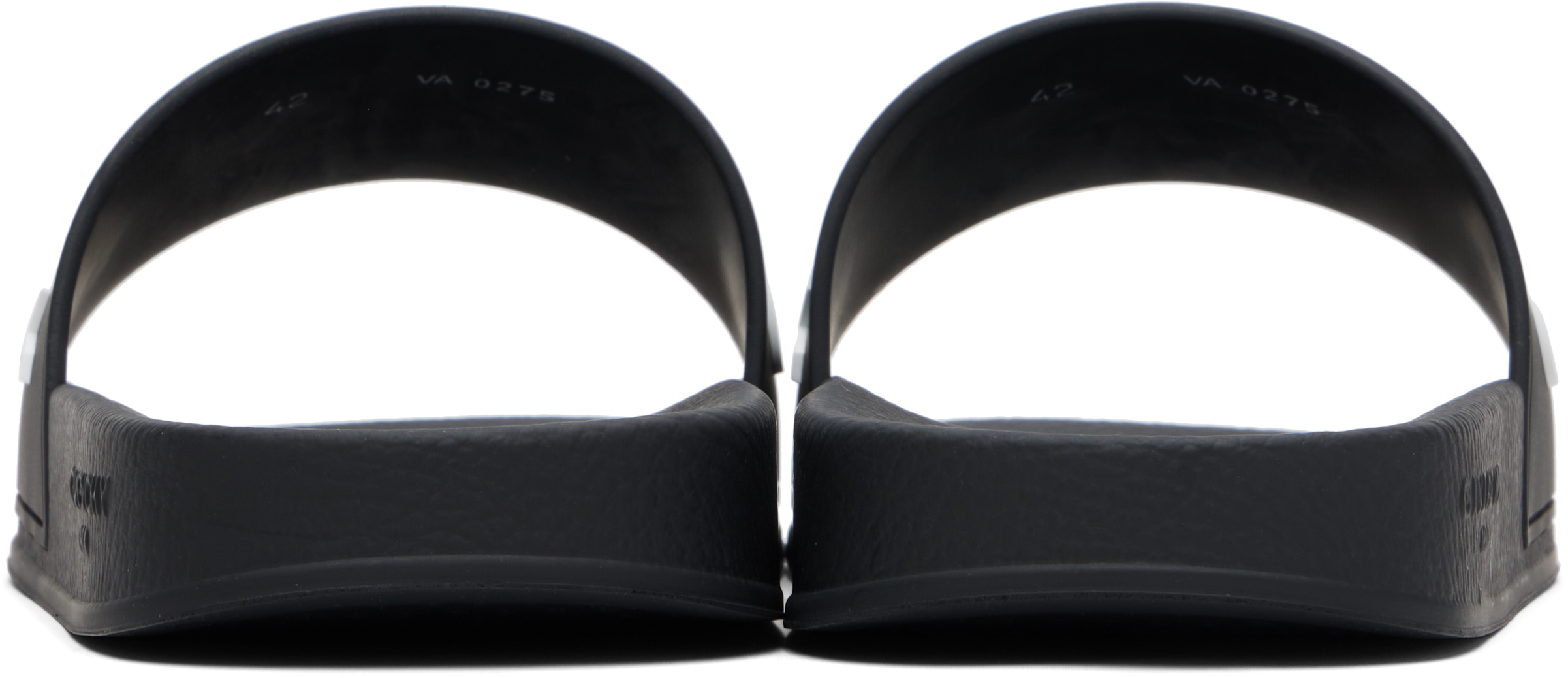 Givenchy Black Flat Pool Slides In Black