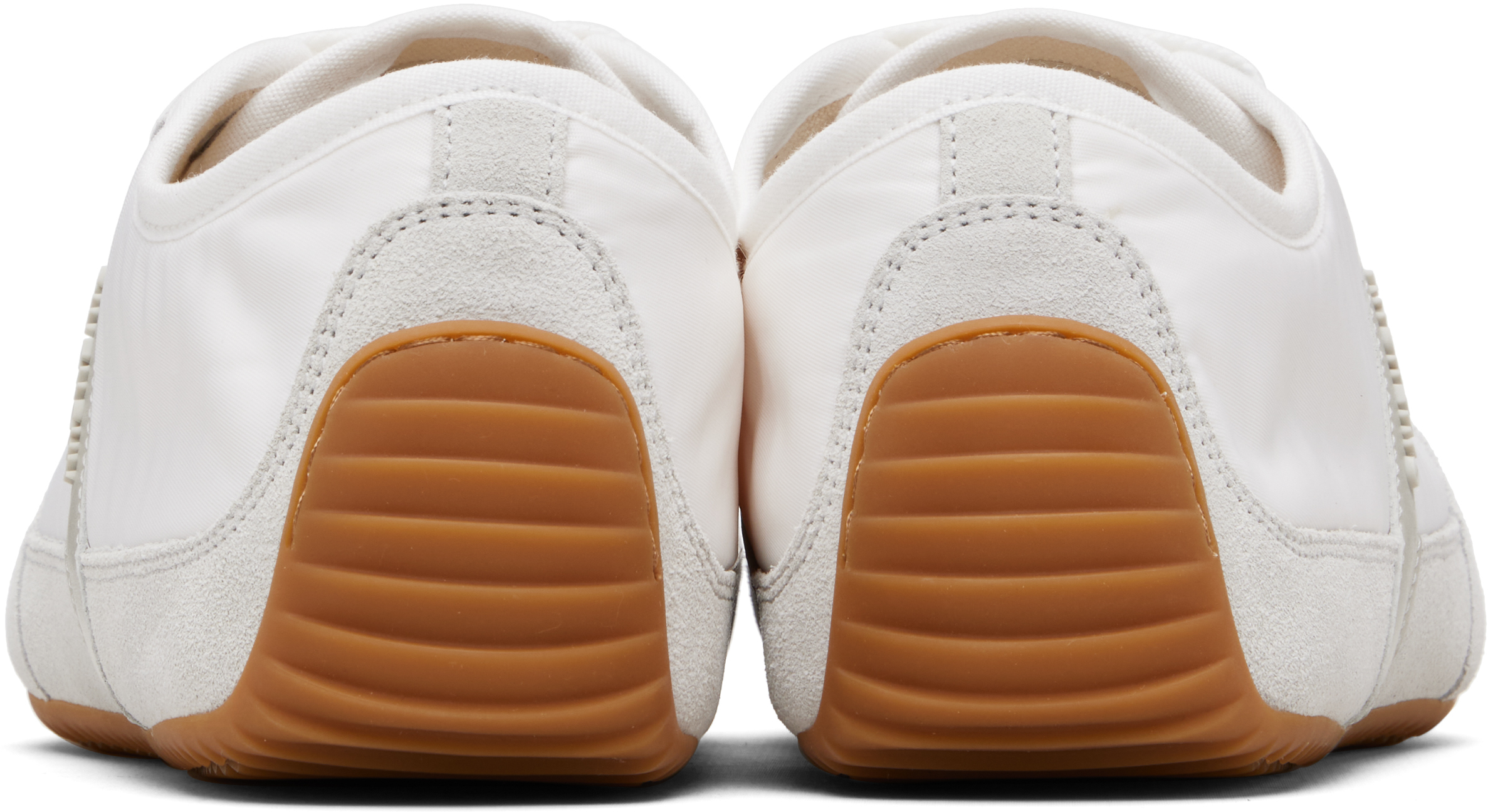 Givenchy White Silm Sneakers In Nylon And Suede In Animal Print