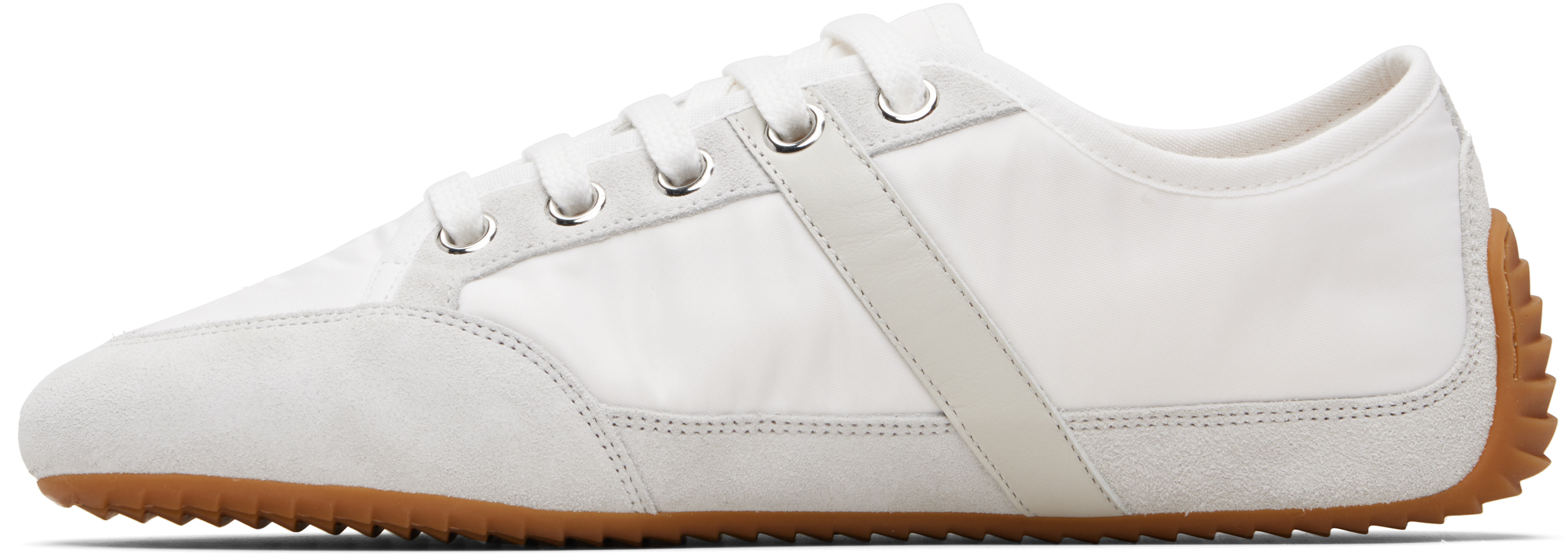 Givenchy White Silm Sneakers In Nylon And Suede In Animal Print