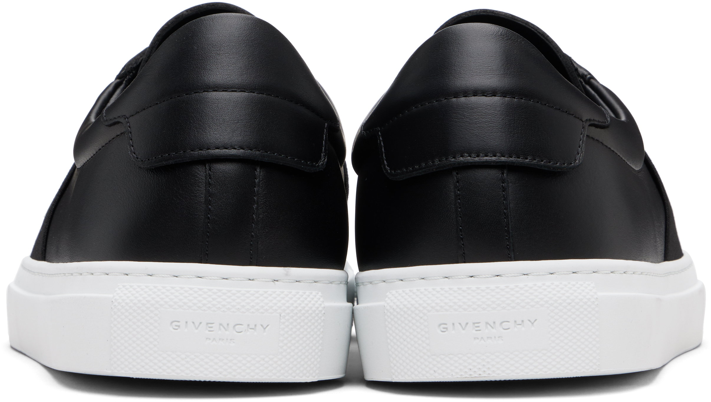 Givenchy Leather Sneakers In Black
