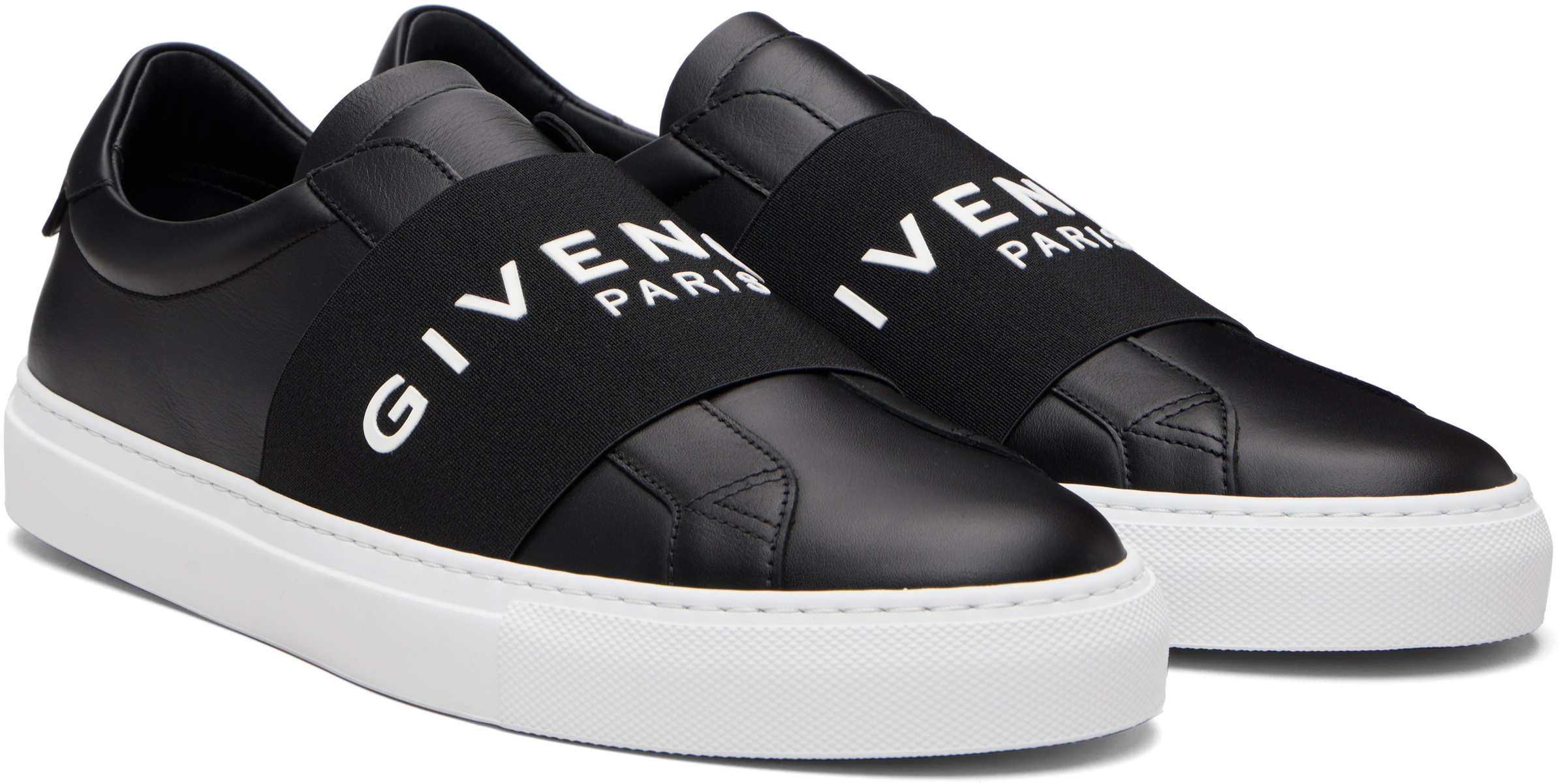 Givenchy Leather Sneakers In Black