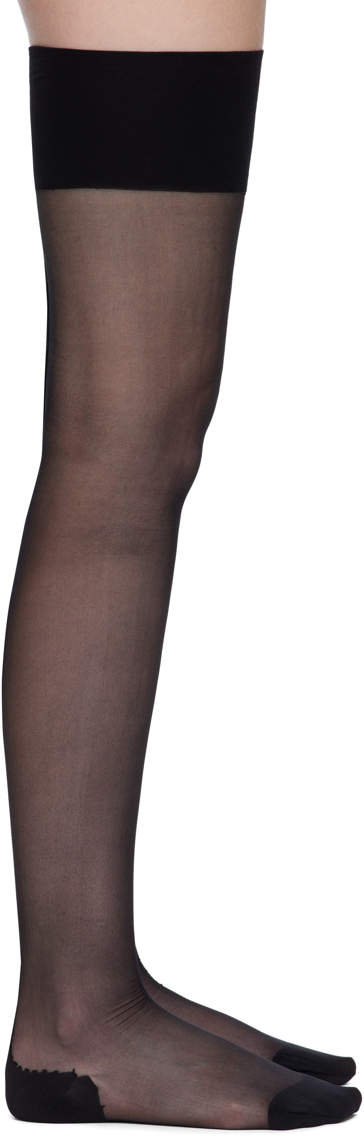 Black Amber Stocking Socks