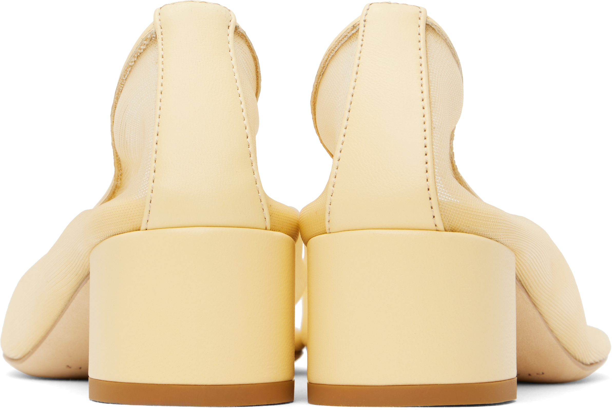 Shop Dear Frances Yellow Balla Pump Heels