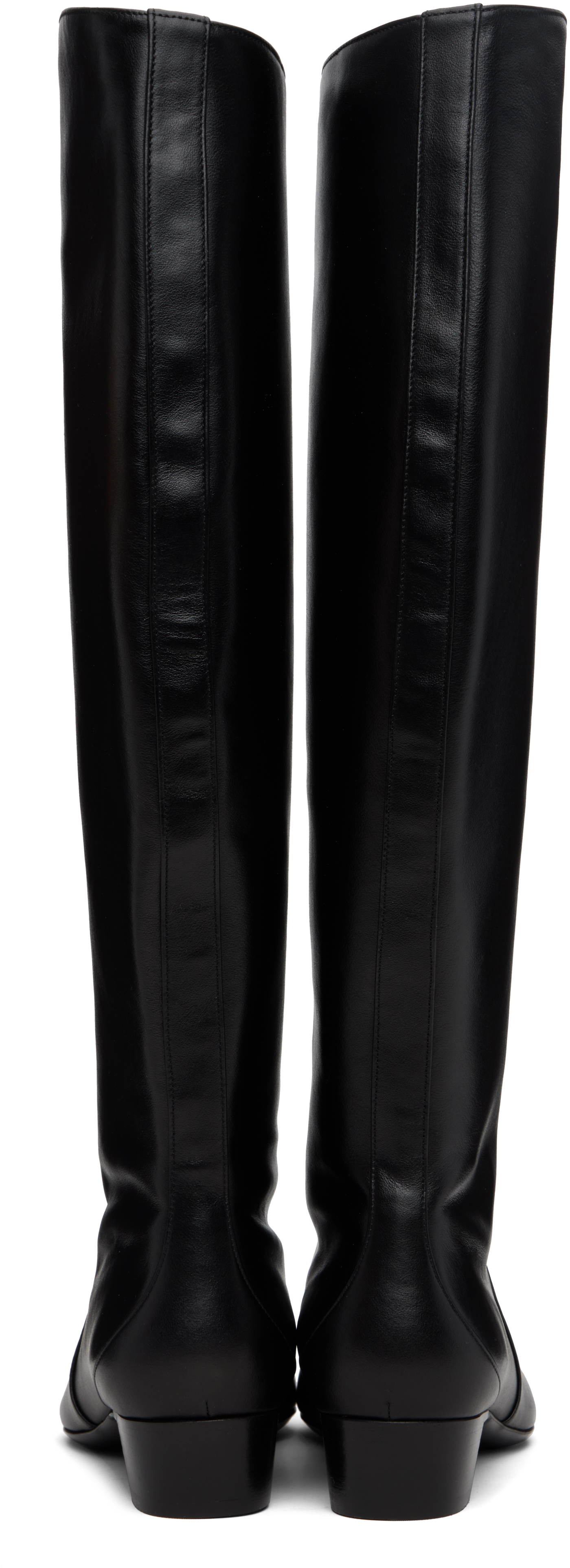 By Far Pascal Nappa Leather High Boots In Black