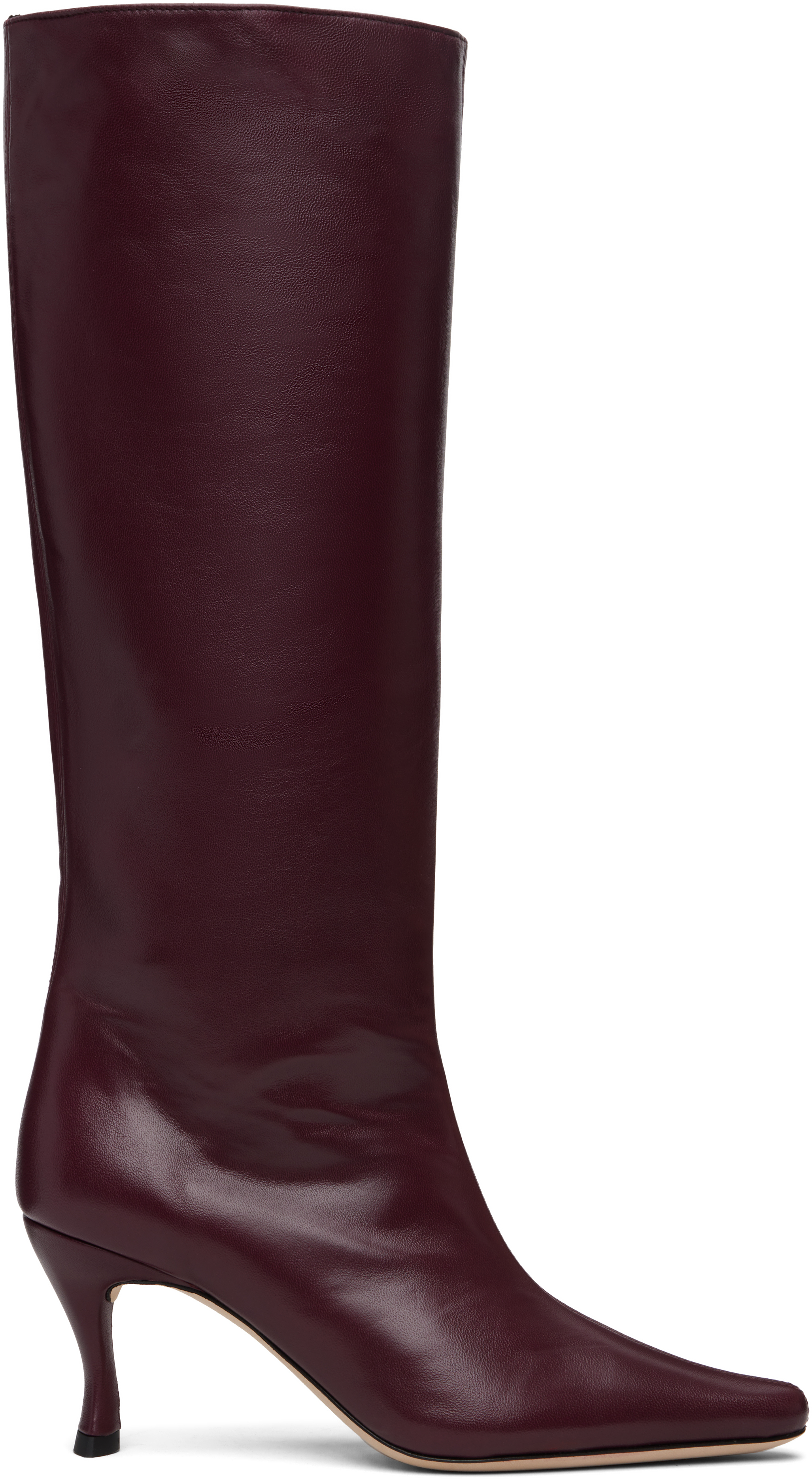 By Far Burgundy Stevie 42 Knee-high Boots In Burgundy