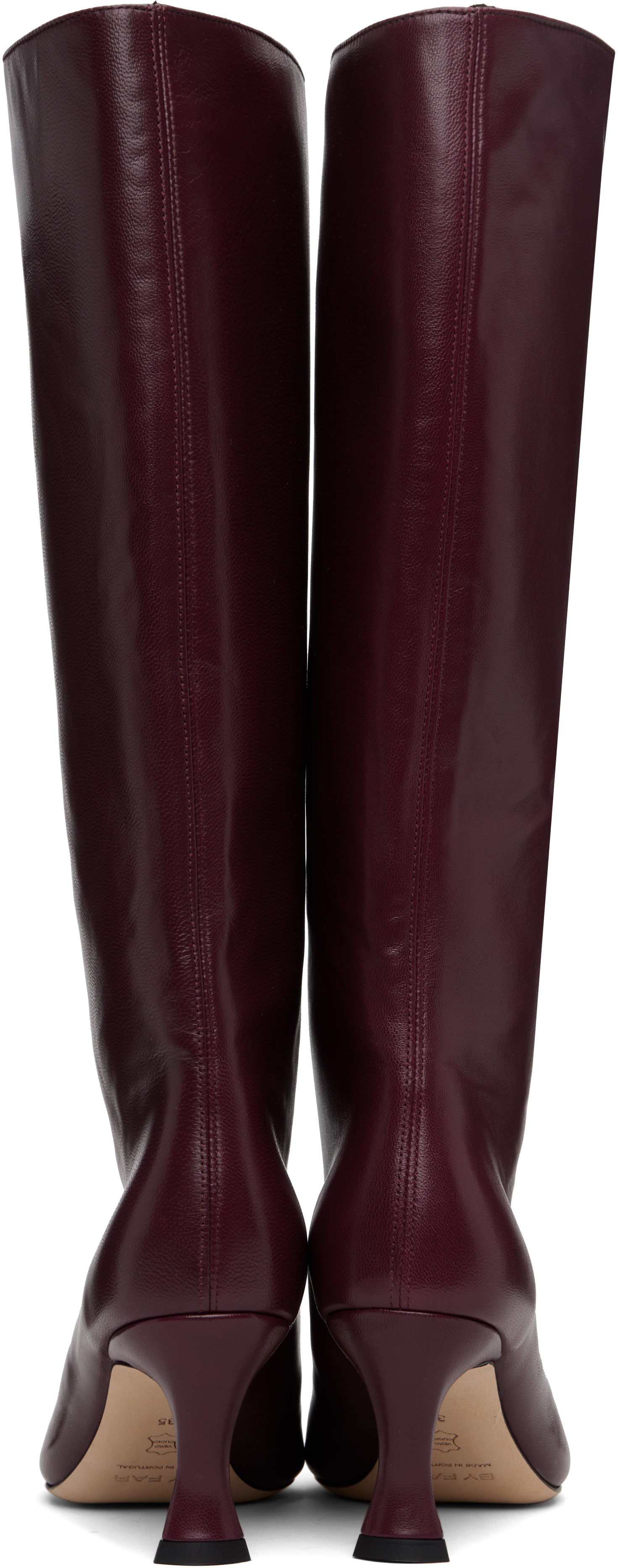 By Far Burgundy Stevie 42 Knee-high Boots In Burgundy