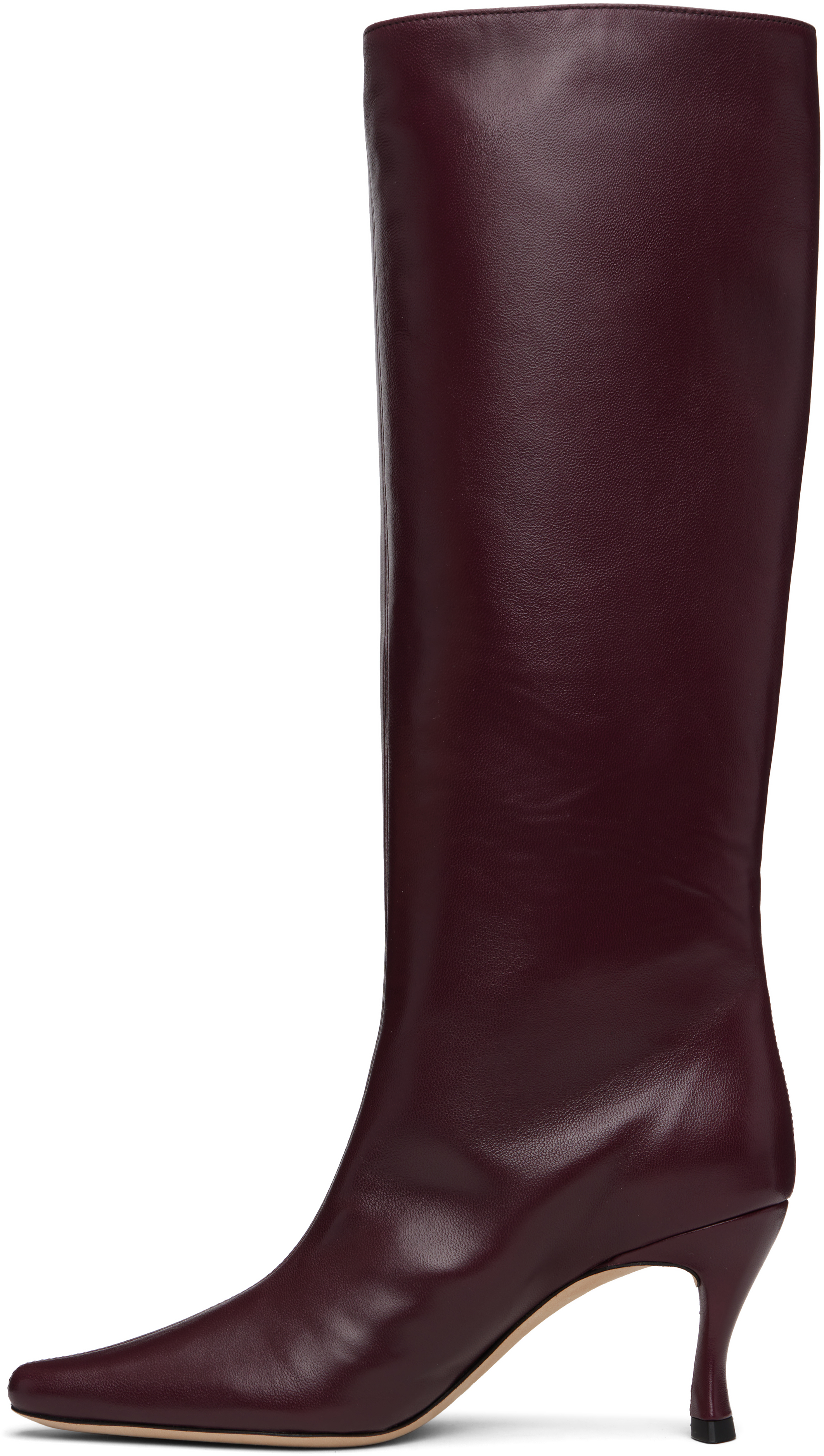 By Far Burgundy Stevie 42 Knee-high Boots In Burgundy