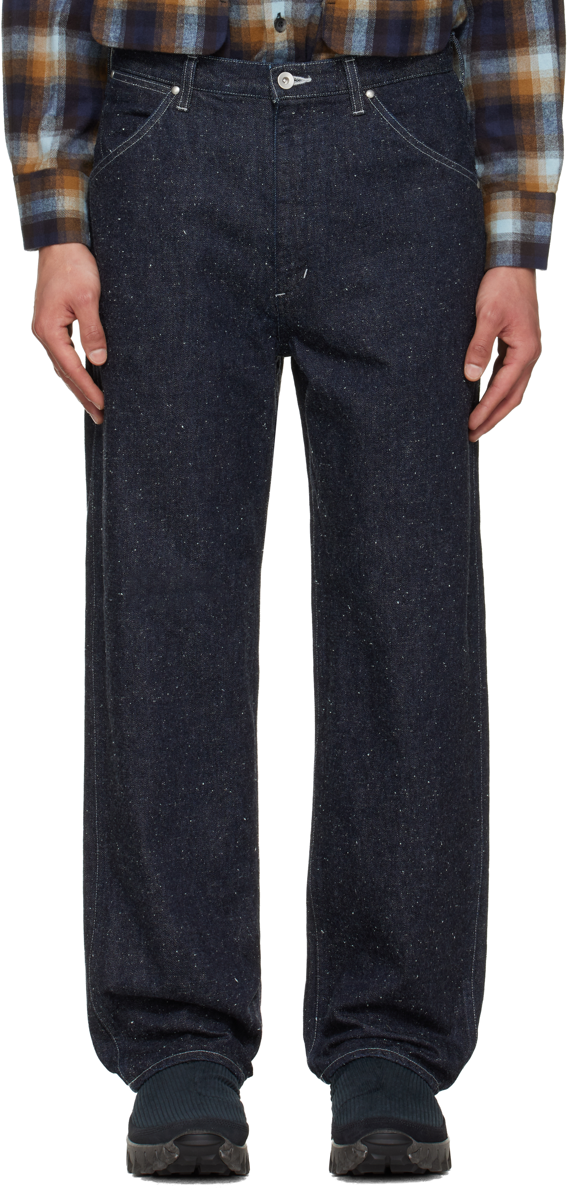 Navy 5P Jeans by South2 West8 on Sale