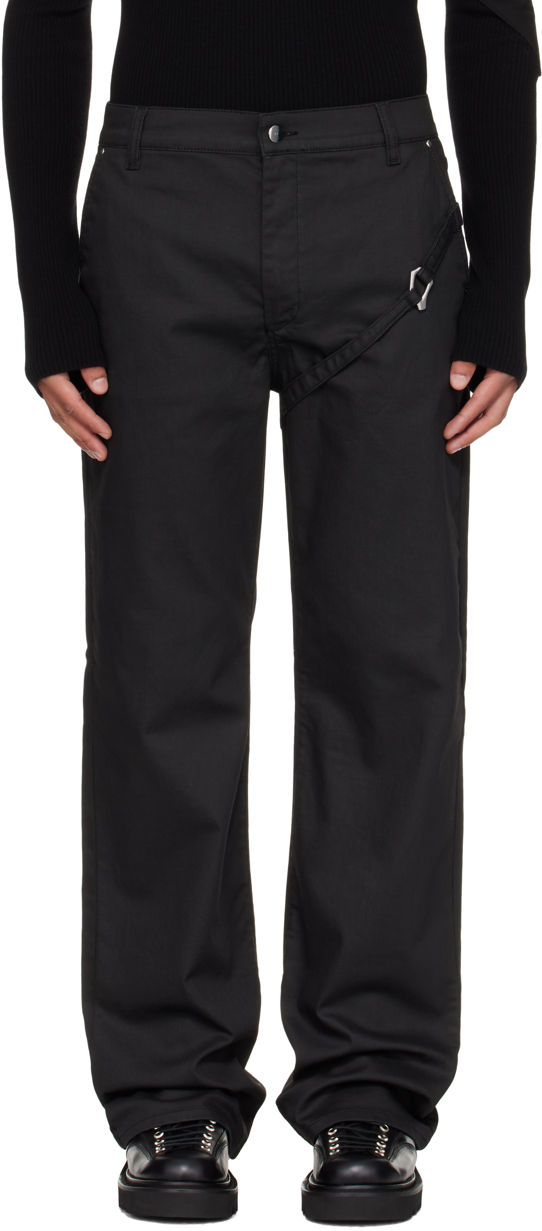 Heliot Emil Transmittance Jeans In Black