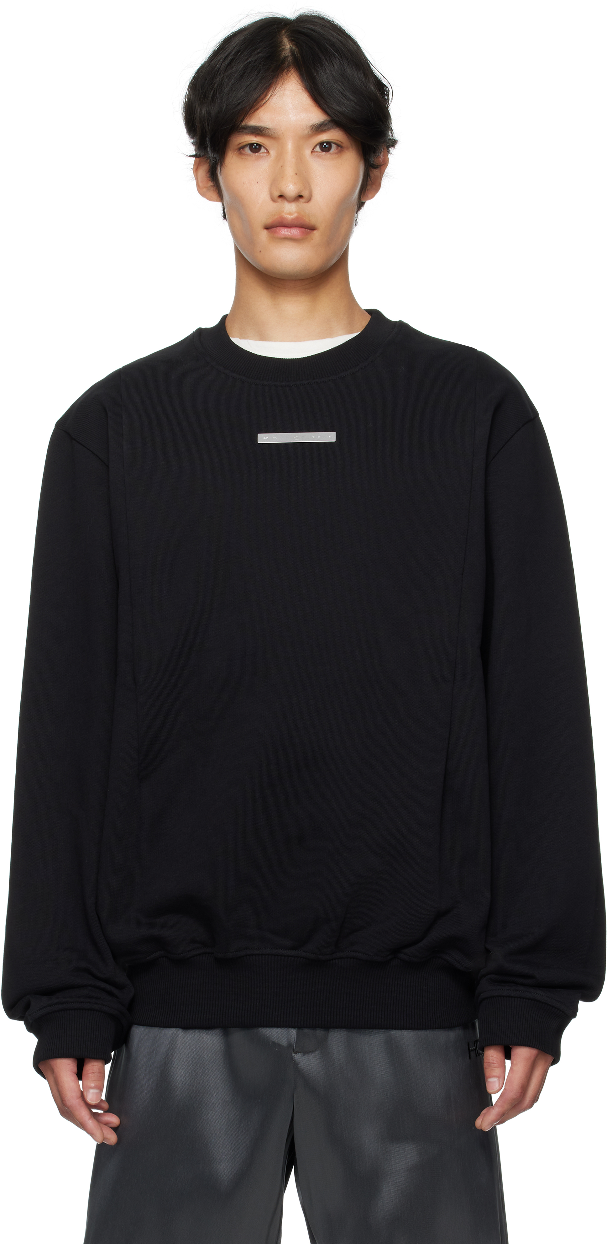 Black Astrape Crewneck Sweatshirt