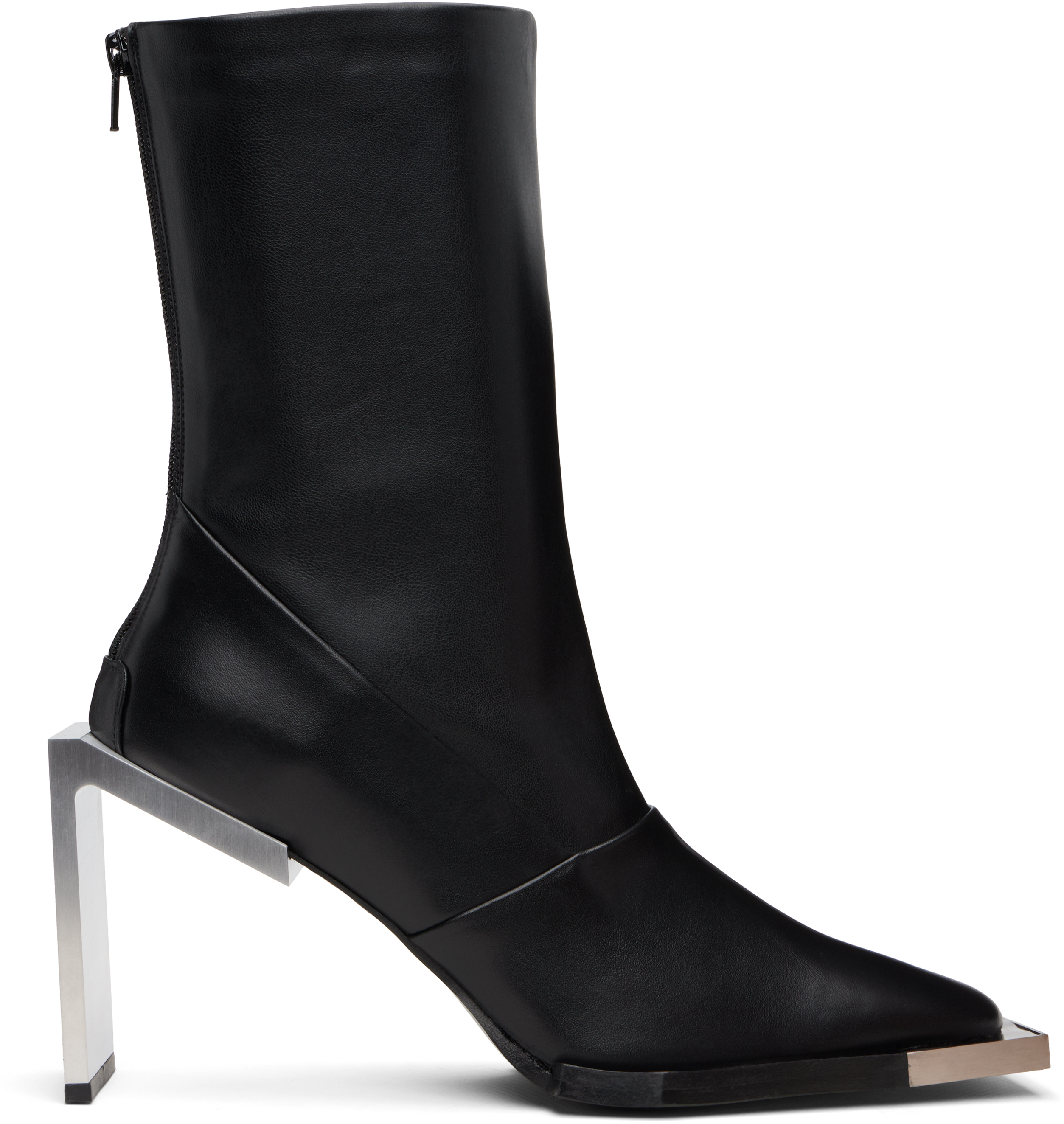 Black Ankle-High Boots