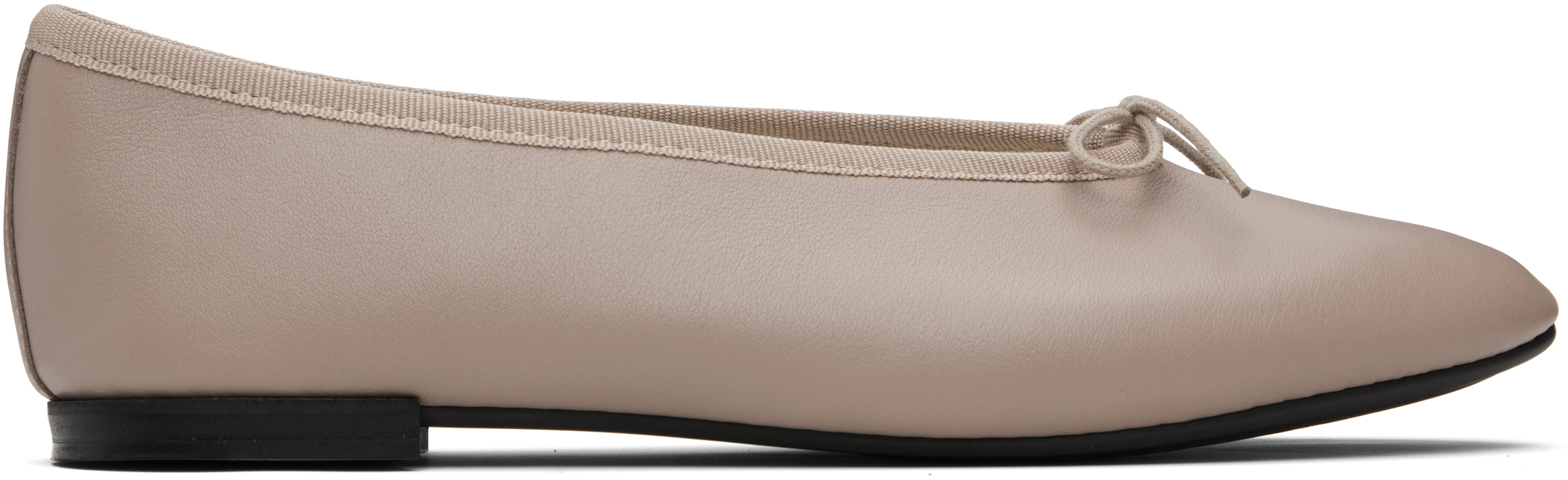 Repetto: トープ Lilouh アーモンドトゥ バレエシューズ