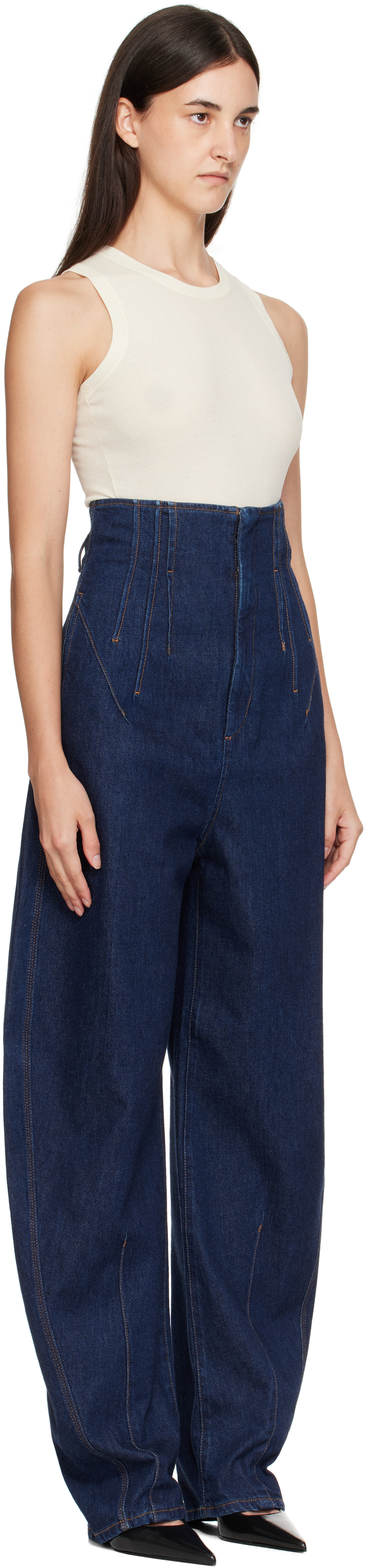 Sportmax Blue Riga Jeans In Blue