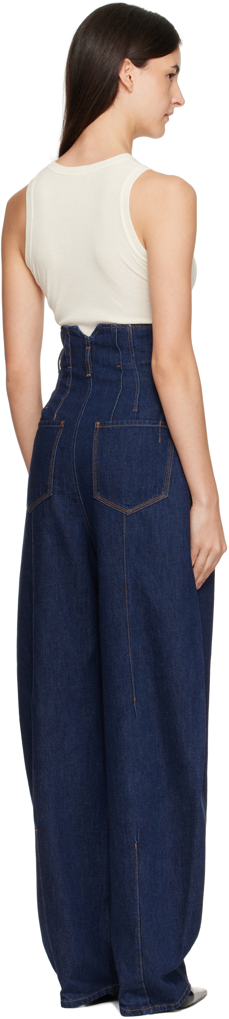 Sportmax Blue Riga Jeans In Blue