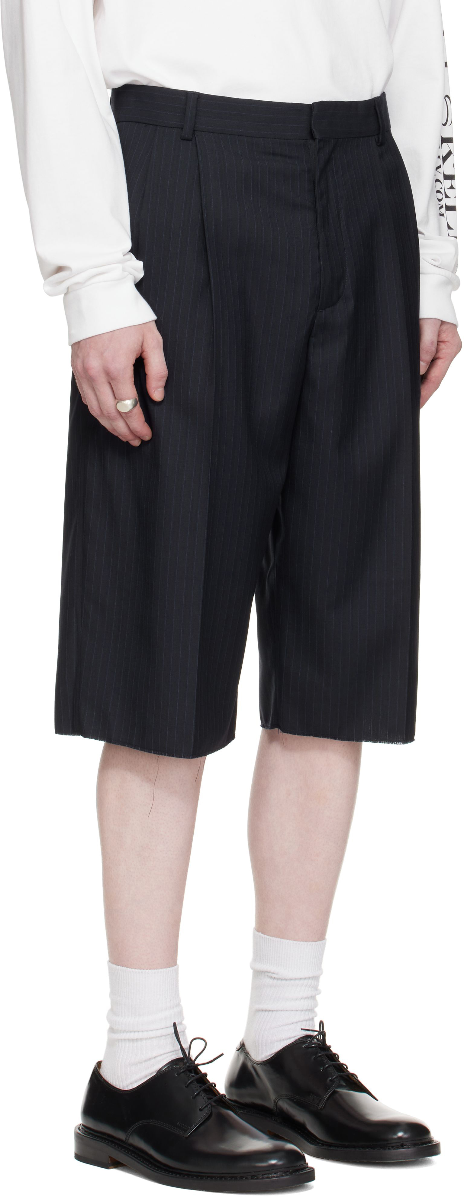 Still Kelly Navy Tailored Shorts