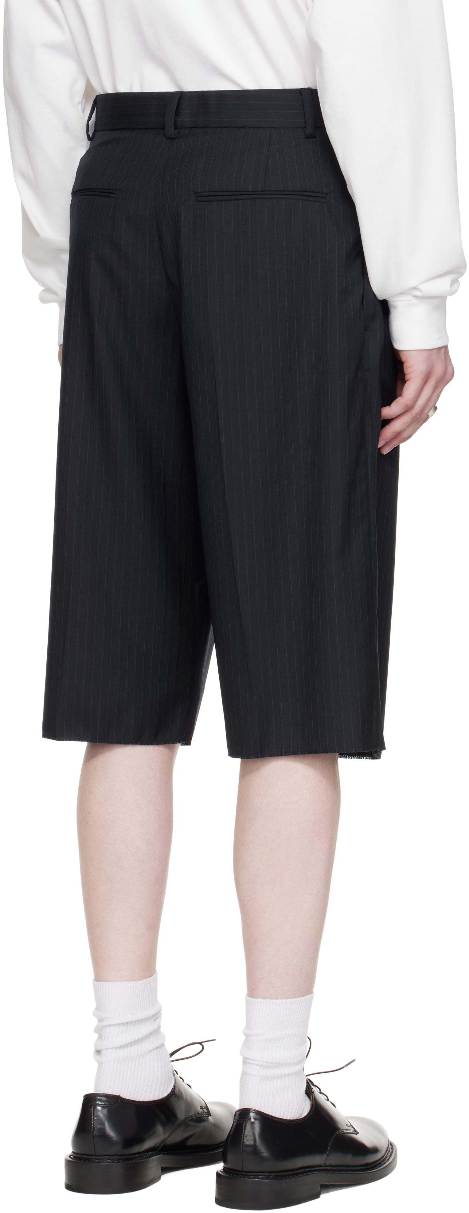 Still Kelly Navy Tailored Shorts
