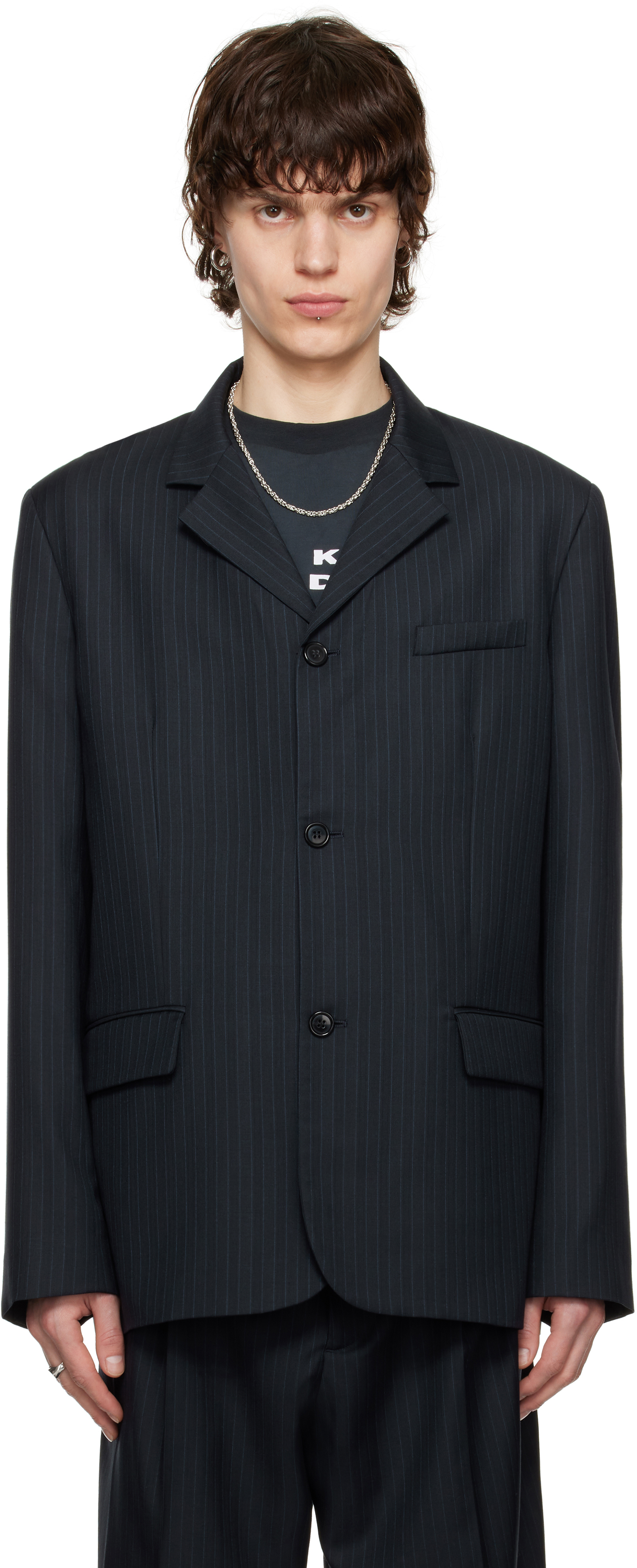Still Kelly Navy Tailored Blazer