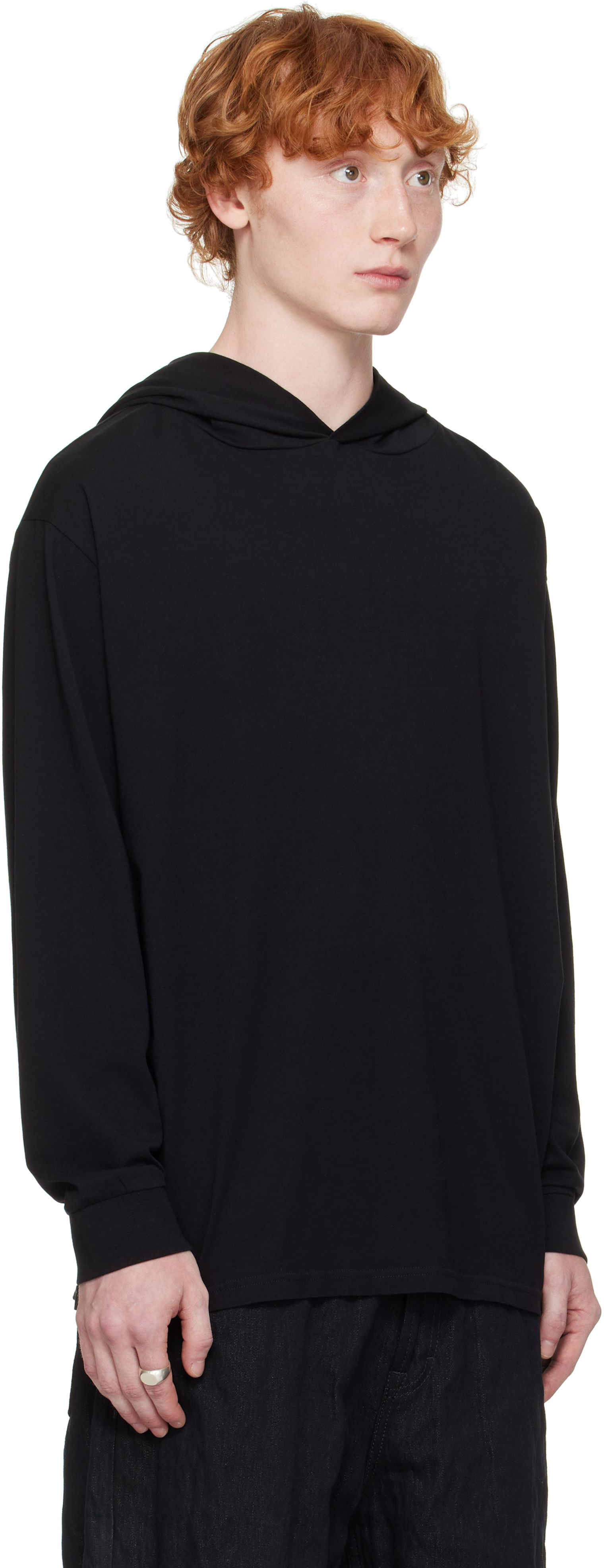Still Kelly Black Hoodie T-shirt In Black