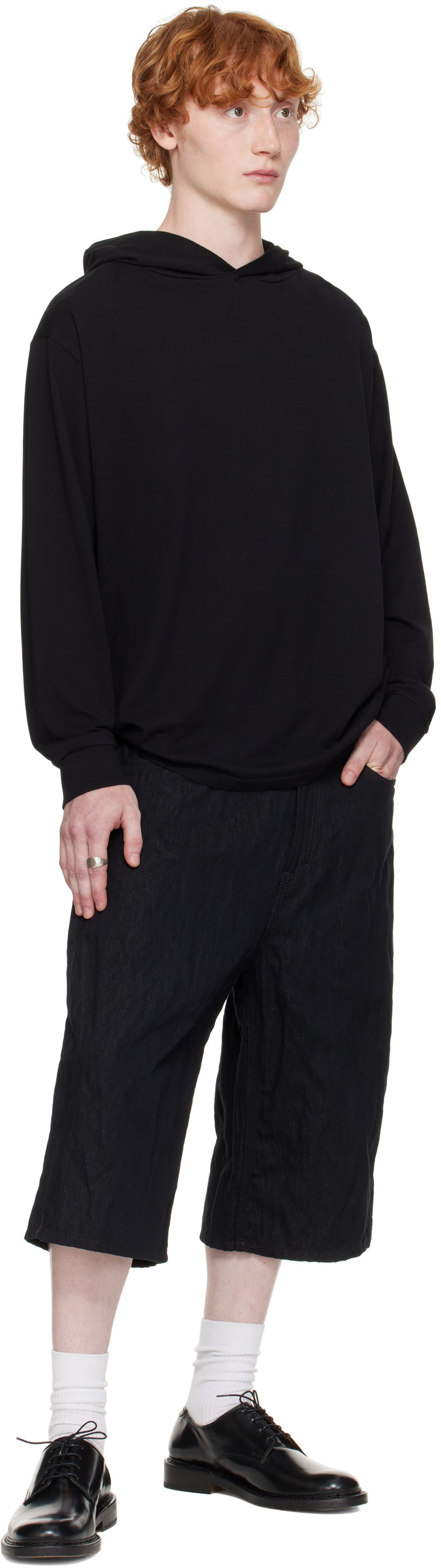 Still Kelly Black Hoodie T-shirt In Black