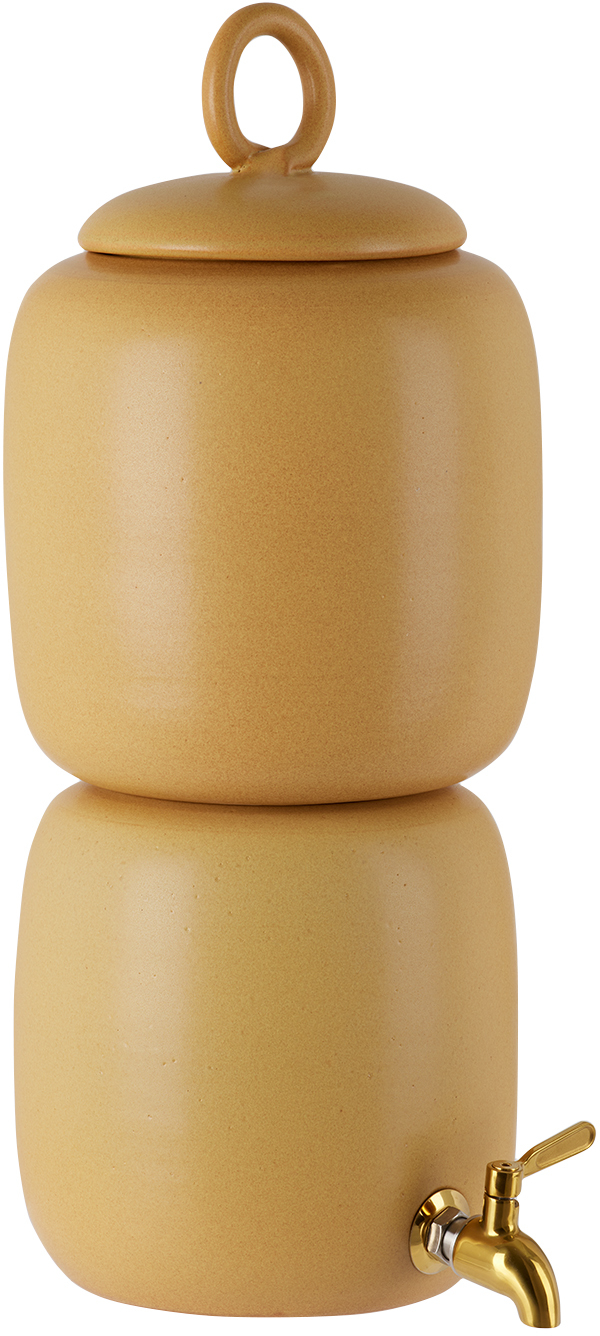 Endless Rhythm Ssense Exclusive Ceramic Gravity Fed Water Filter & Dispenser In Sand