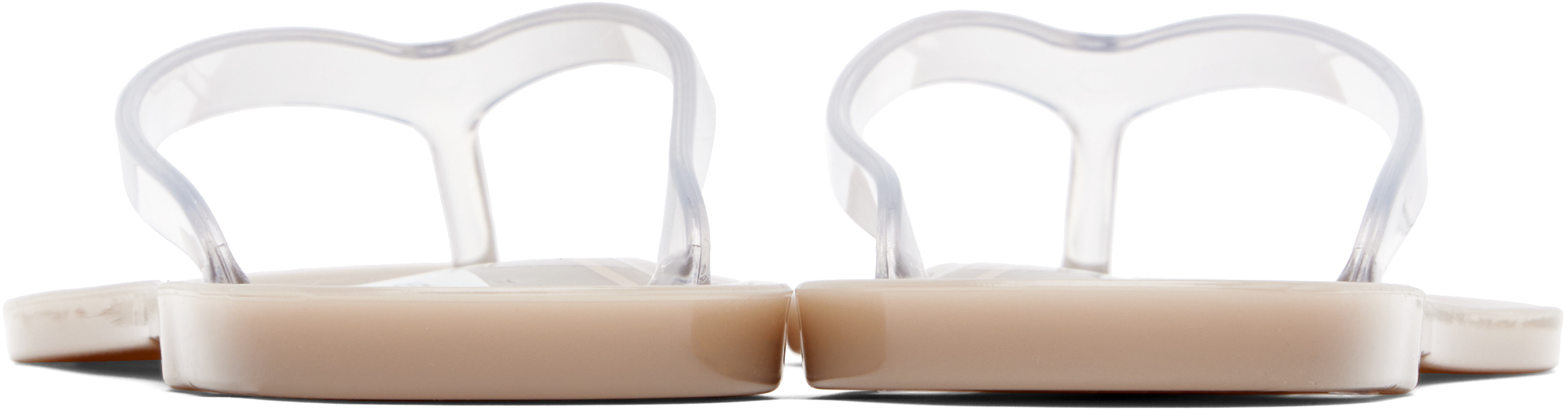 CHRISTOPHER ESBER TAUPE JO FLIP-FLOPS