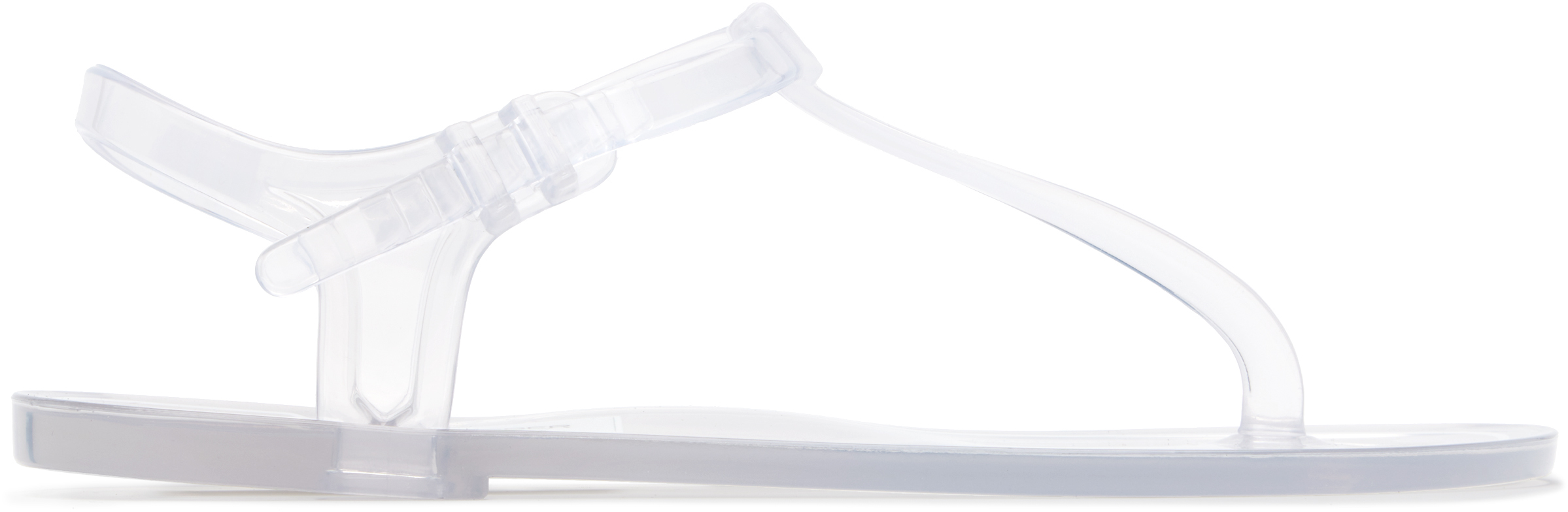 Christopher Esber Transparent Billi T-bar Flat Sandals
