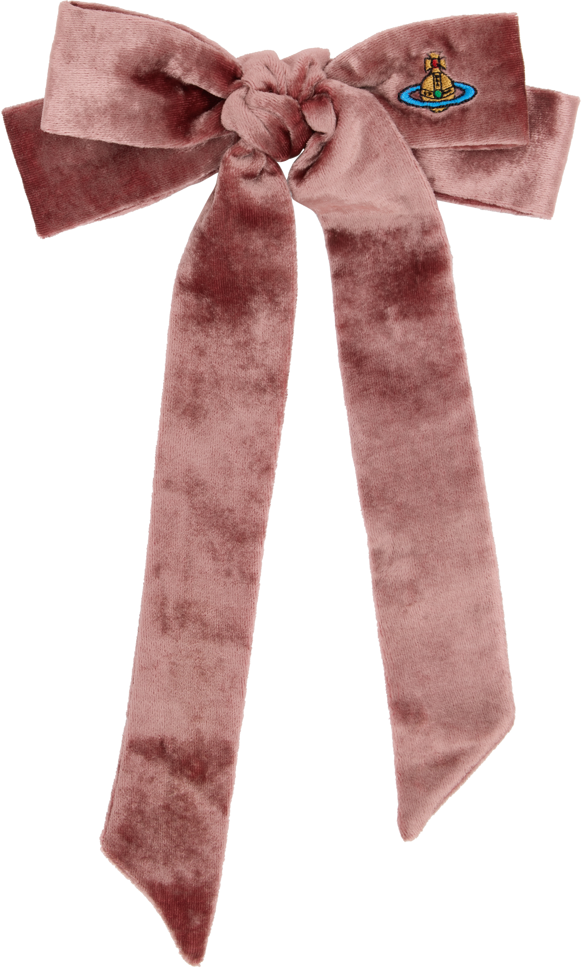 Vivienne Westwood Pink Flyes Hair Clip In Blue