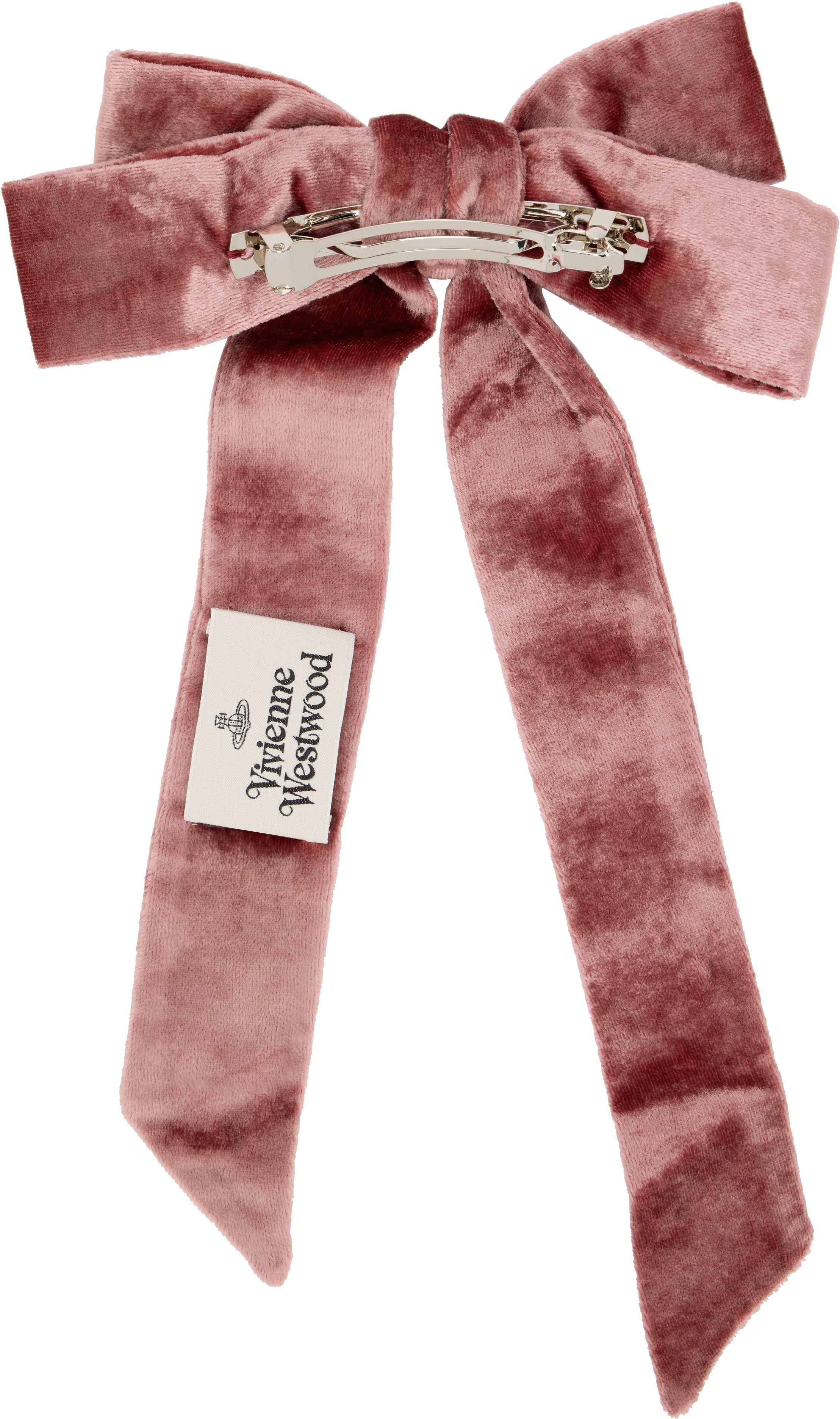 Vivienne Westwood Pink Flyes Hair Clip In Blue