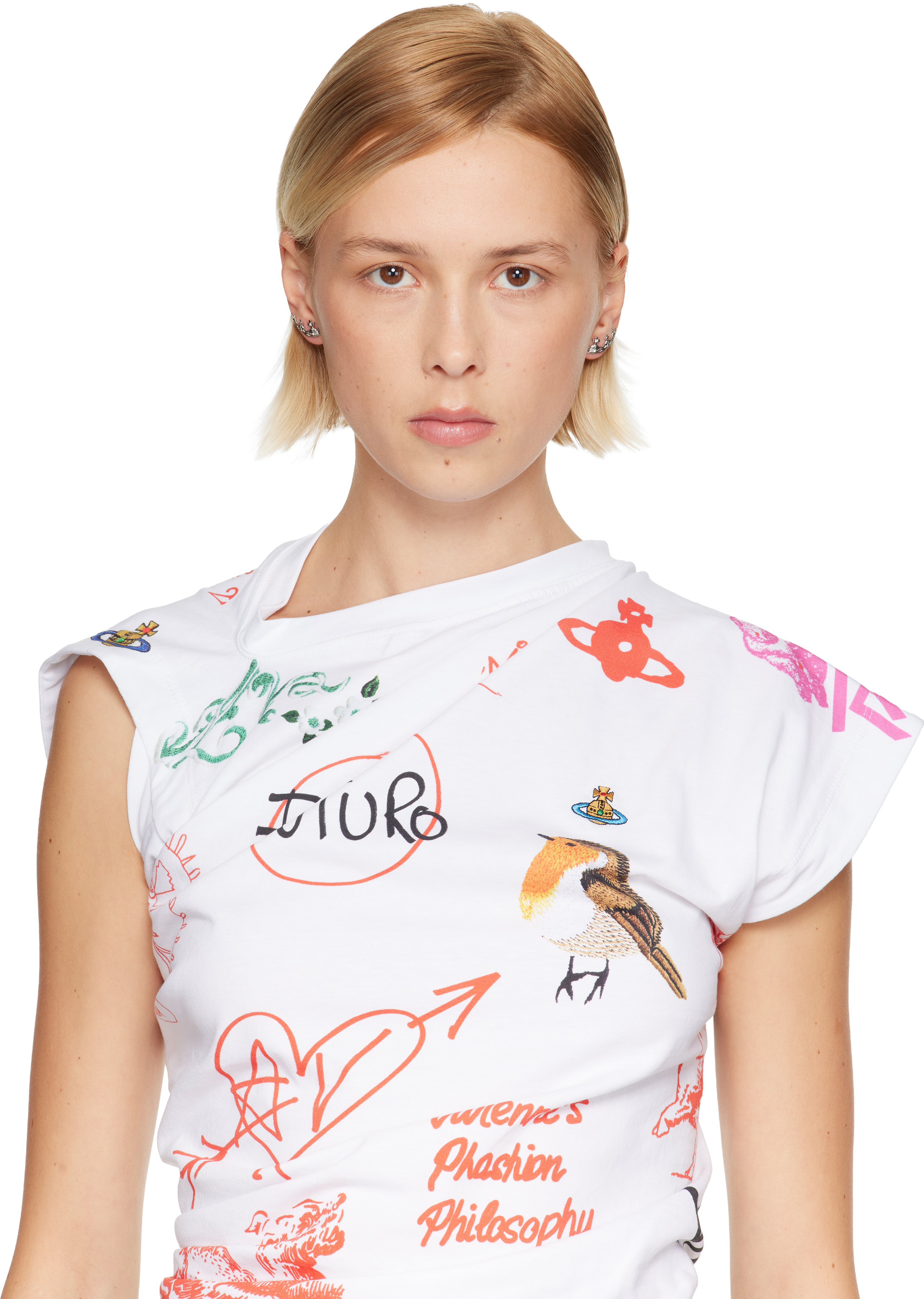 Vivienne Westwood Candy Earrings In Brown