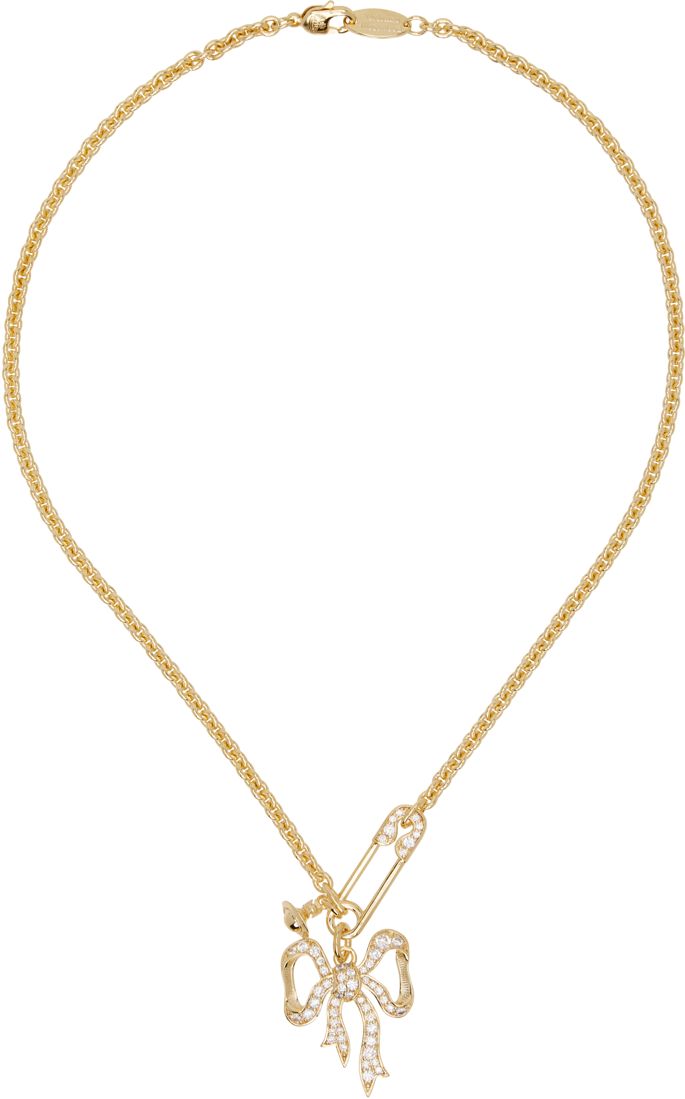 Vivienne Westwood Lilith Pendant Necklace In Brown
