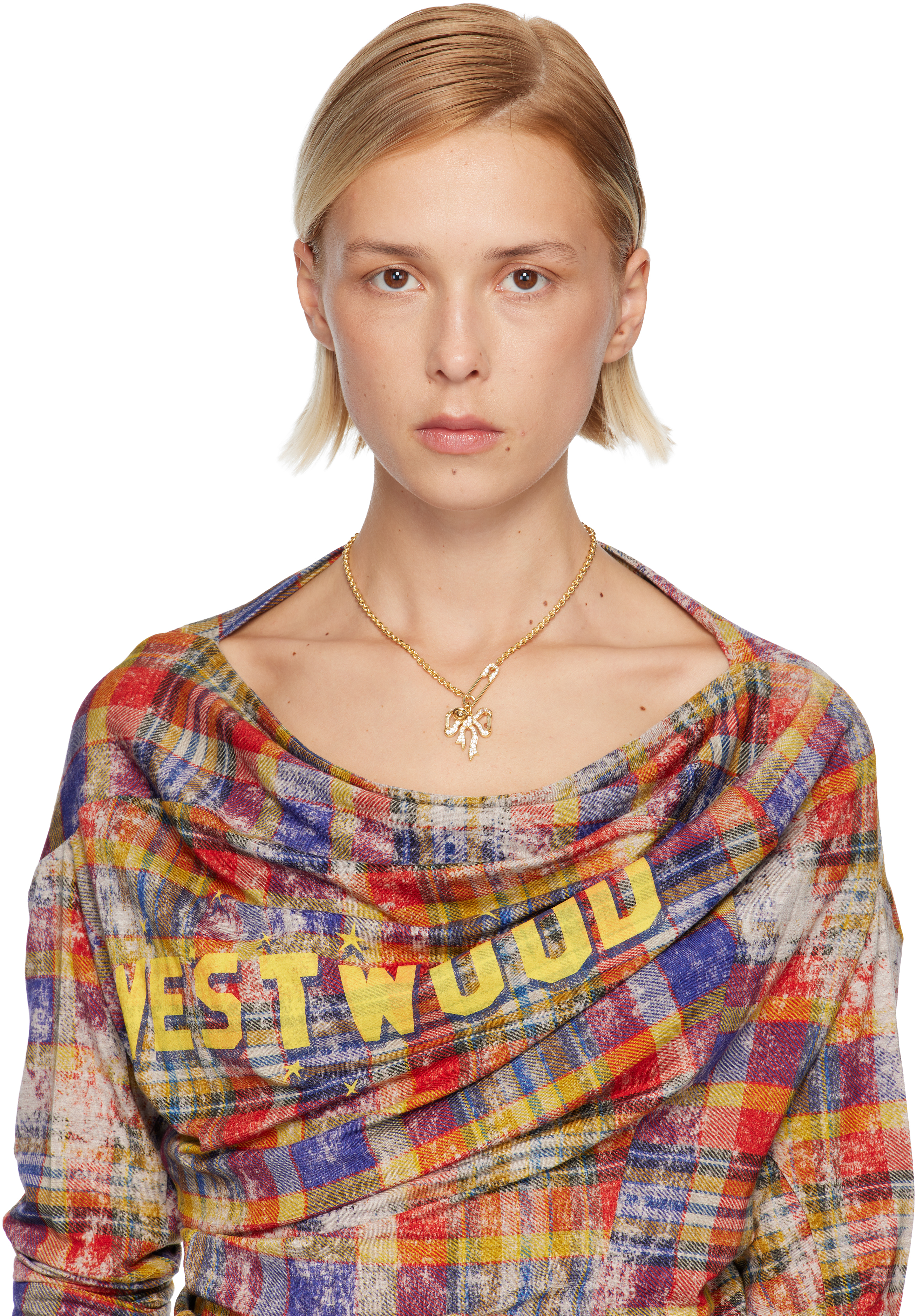 Vivienne Westwood Lilith Pendant Necklace In Brown