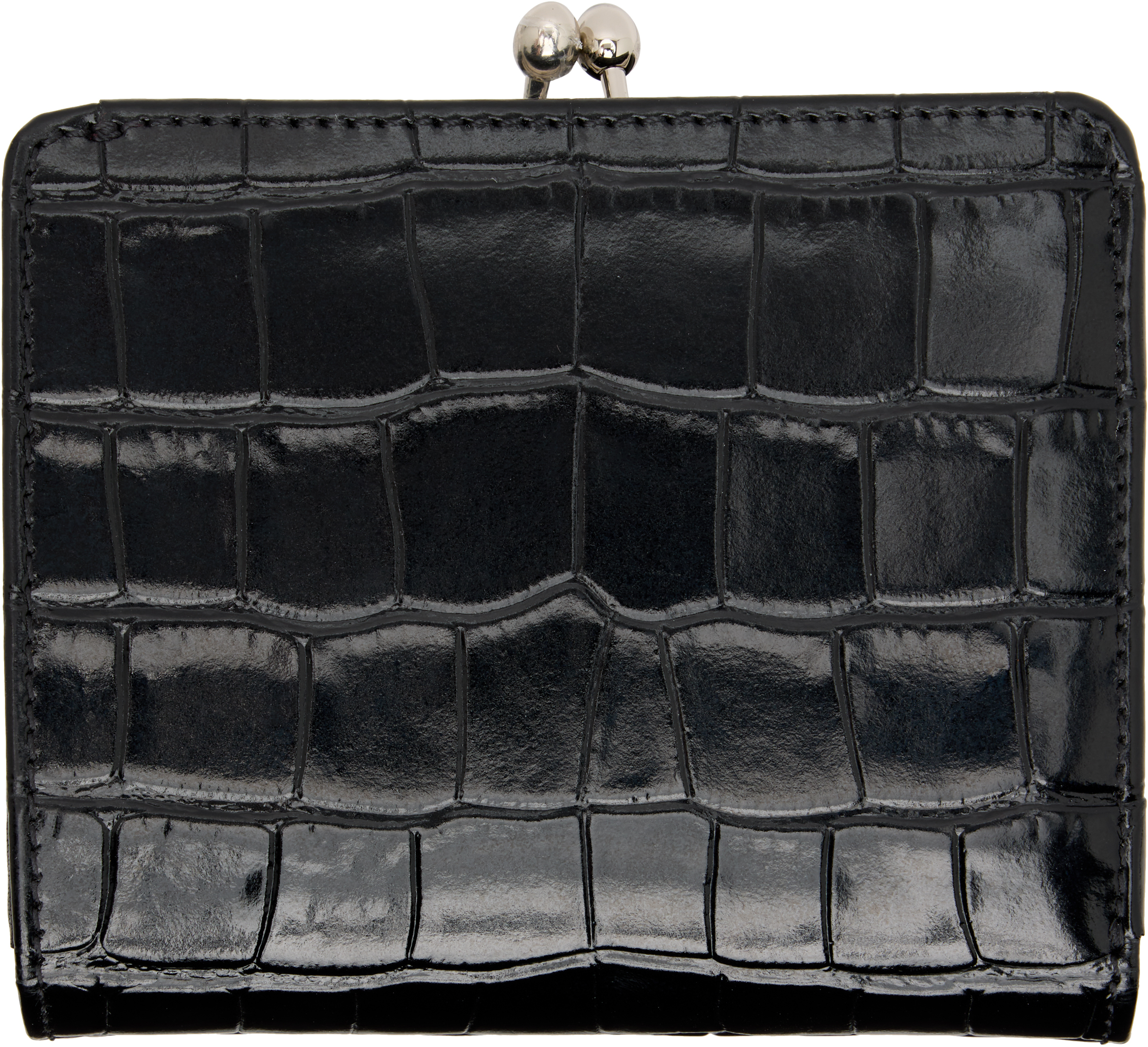 Vivienne Westwood Black Bifold Wallet In Black
