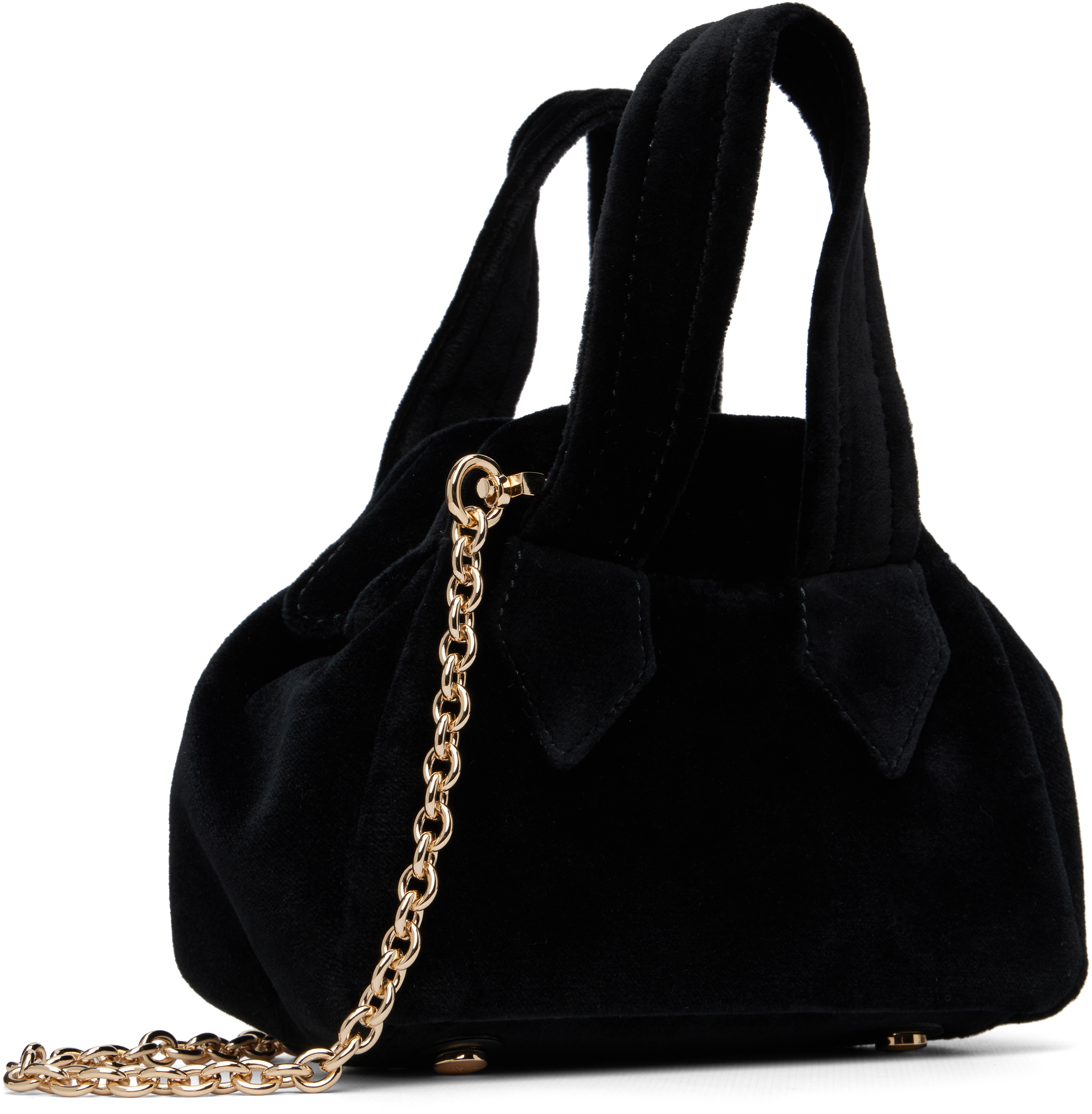 Vivienne Westwood Black Archie Mini Bag In Black