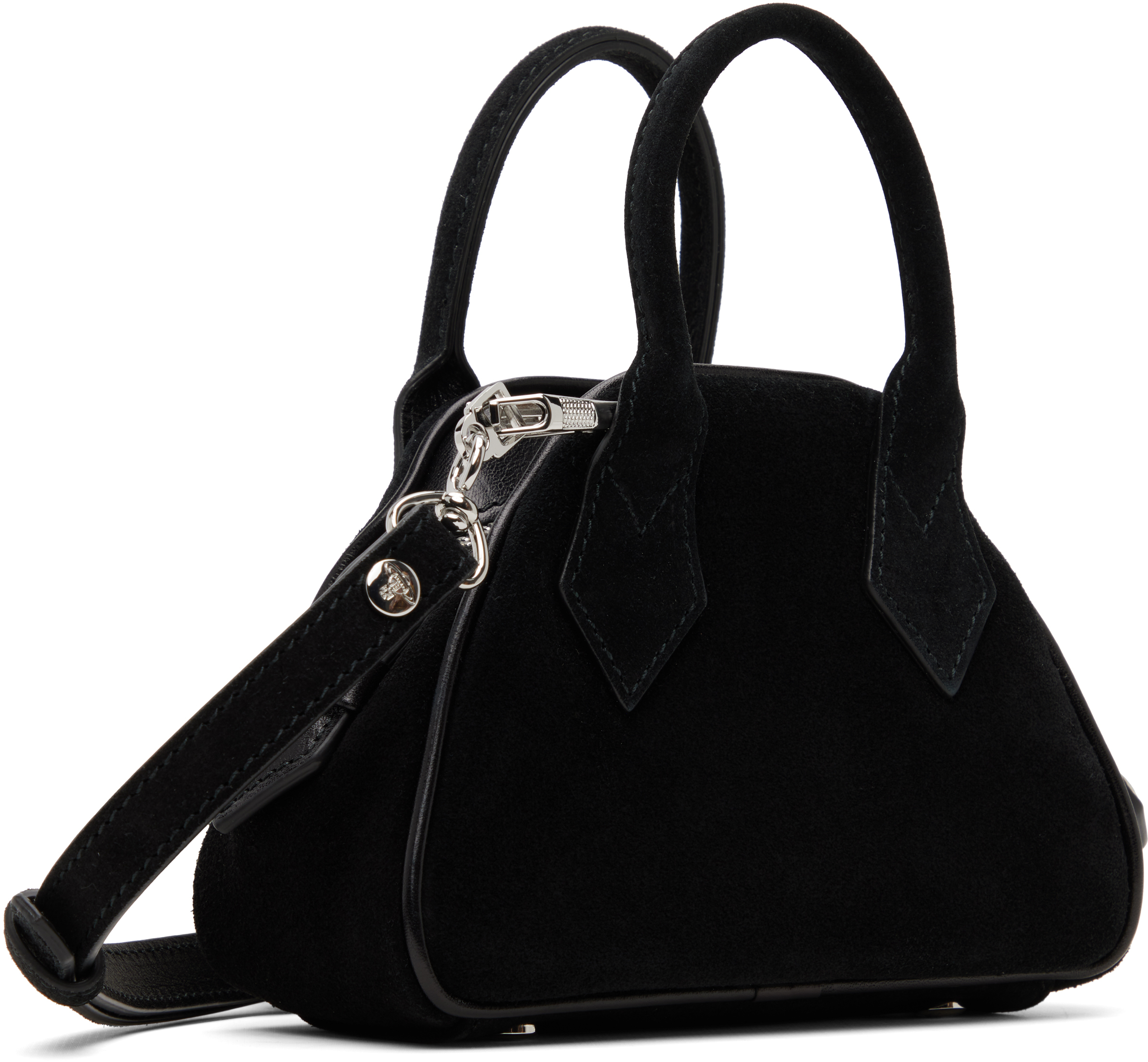 Vivienne Westwood Black Mini Yasmine Bag In Black
