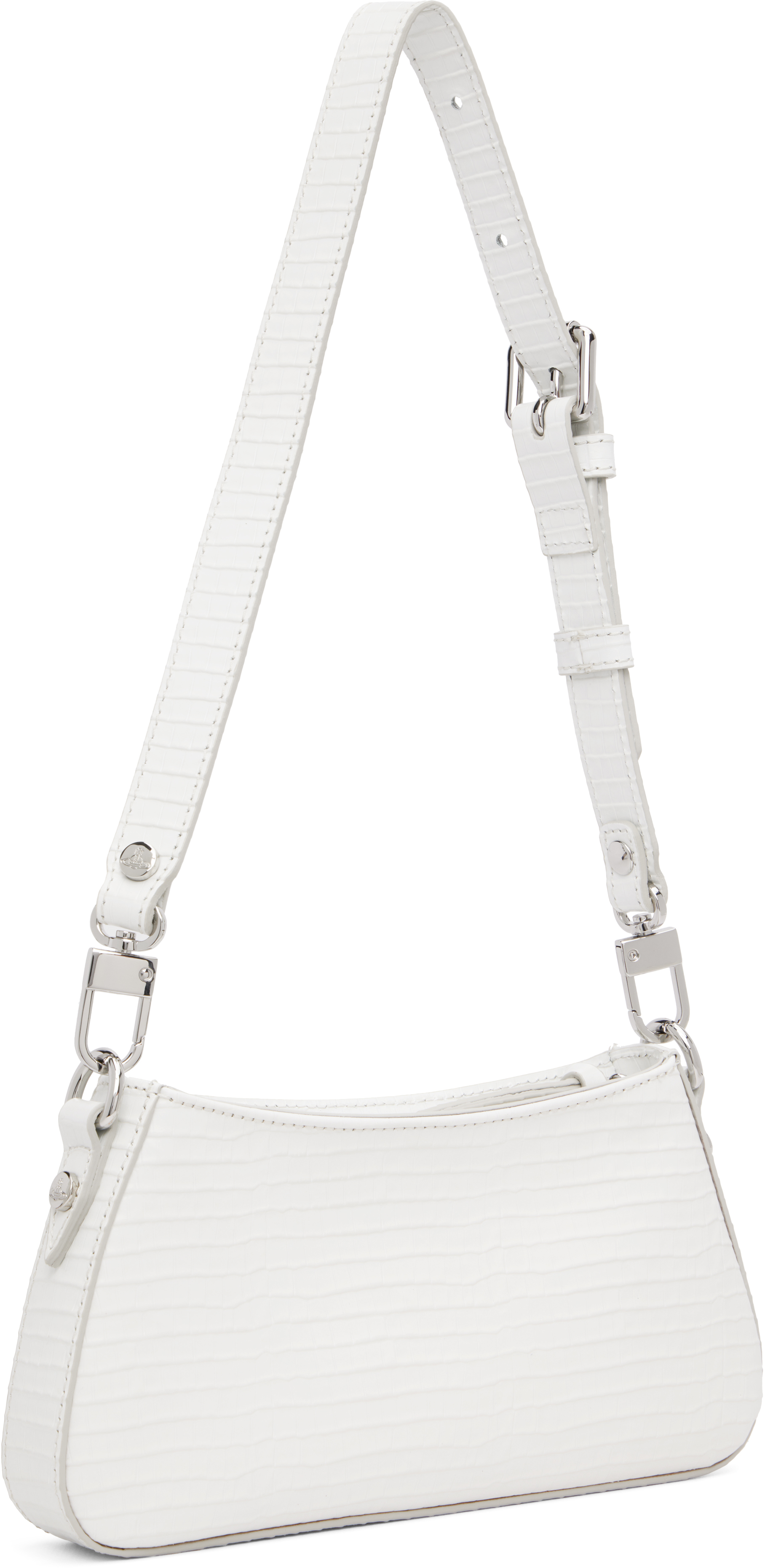 Vivienne Westwood White Tasha Shoulder Phone Bag