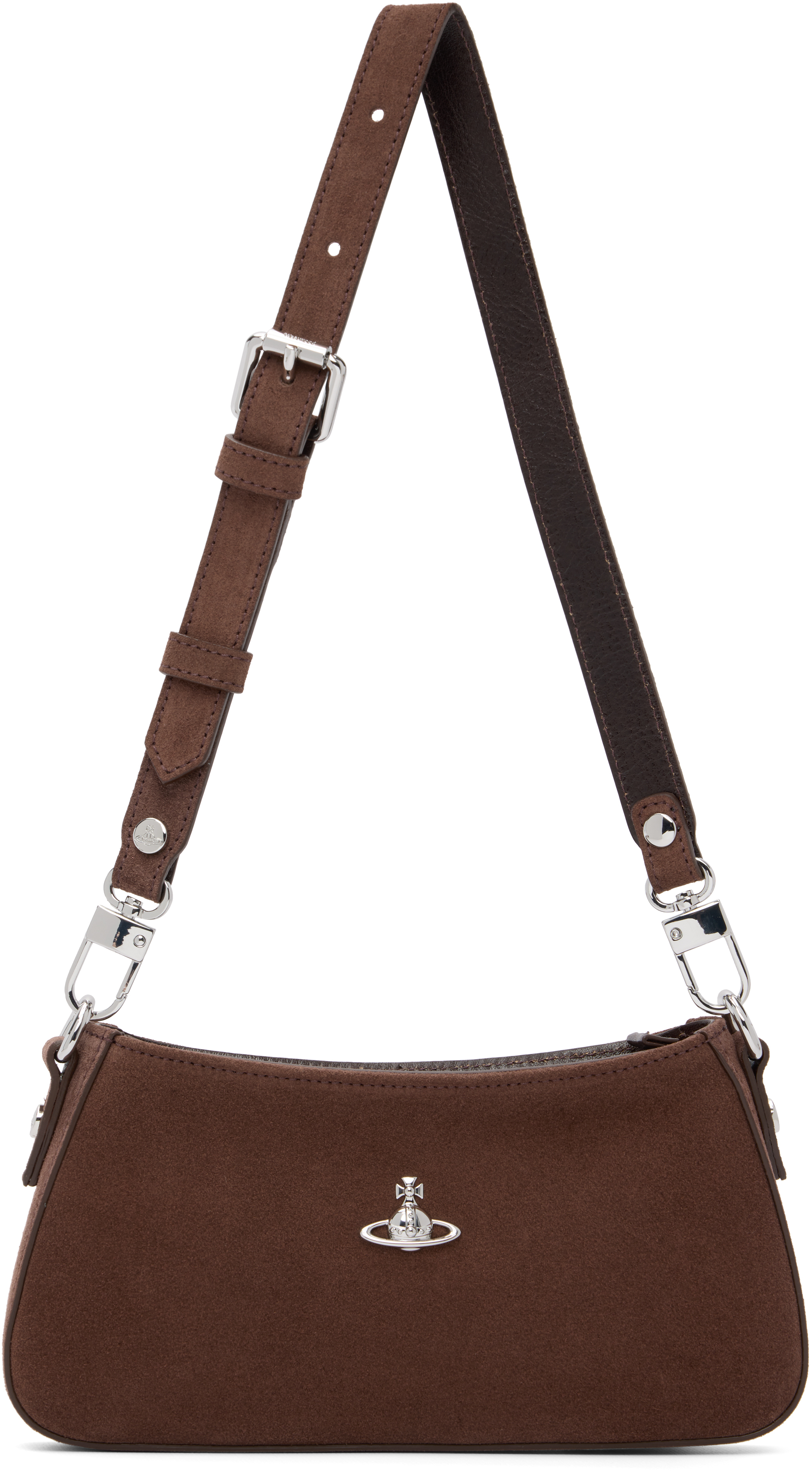 Vivienne Westwood Brown Tasha Shoulder Phone Bag In Brown