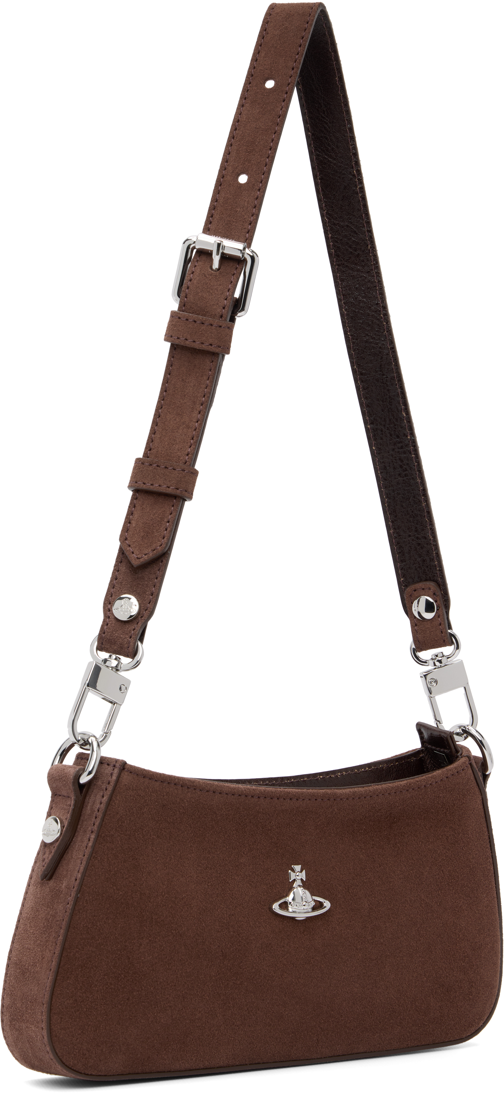 Vivienne Westwood Brown Tasha Shoulder Phone Bag In Brown