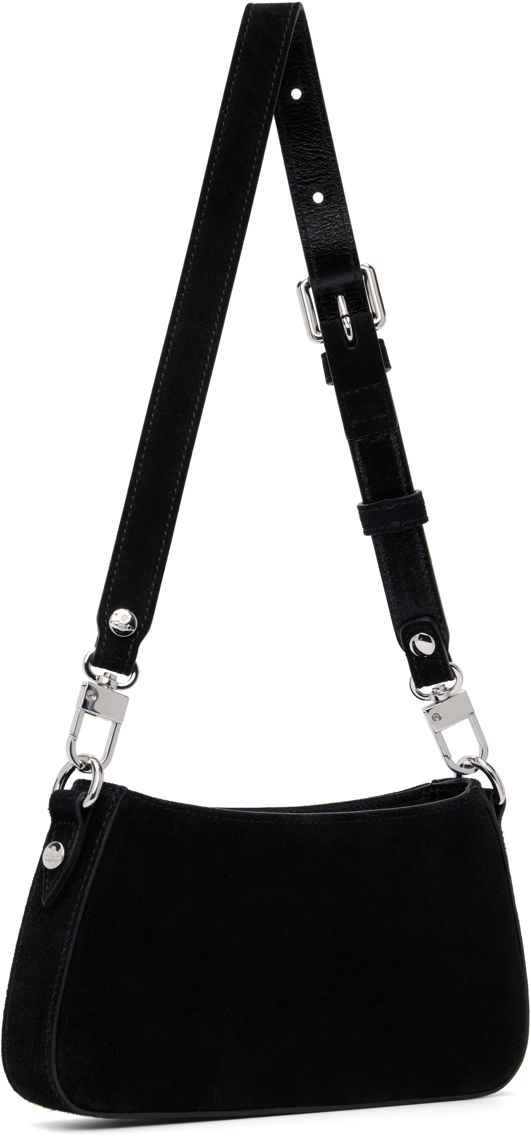 Vivienne Westwood Black Tasha Shoulder Phone Bag In Black