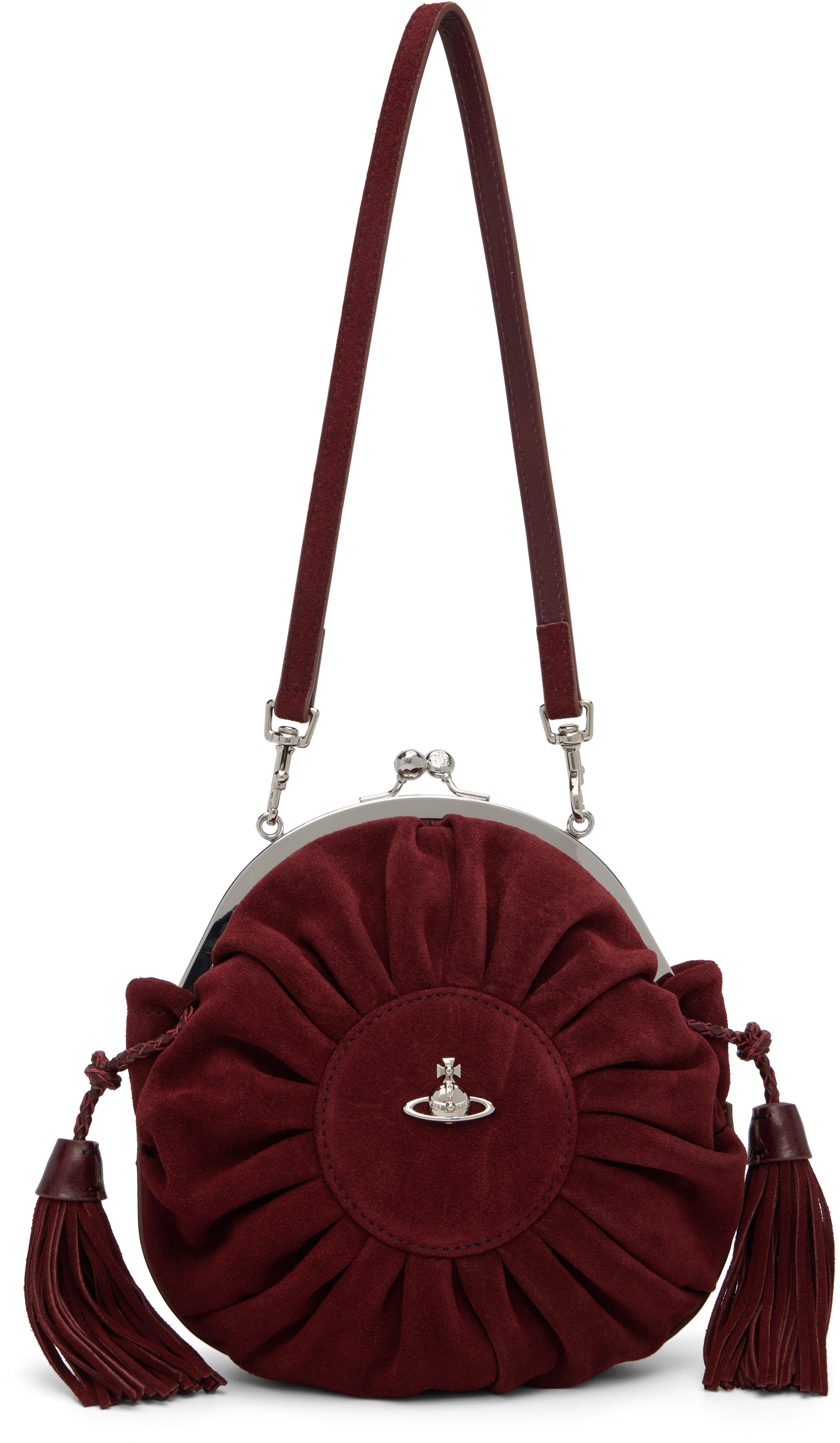 Vivienne Westwood Burgundy Rosie Frame Bag