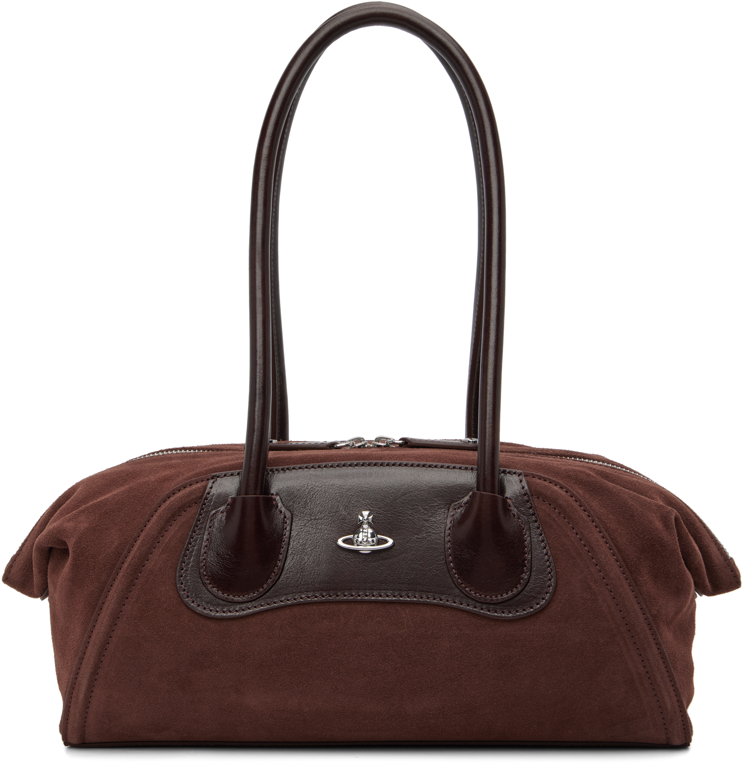 Vivienne Westwood Brown Shirley Small Holdall Bag In Brown