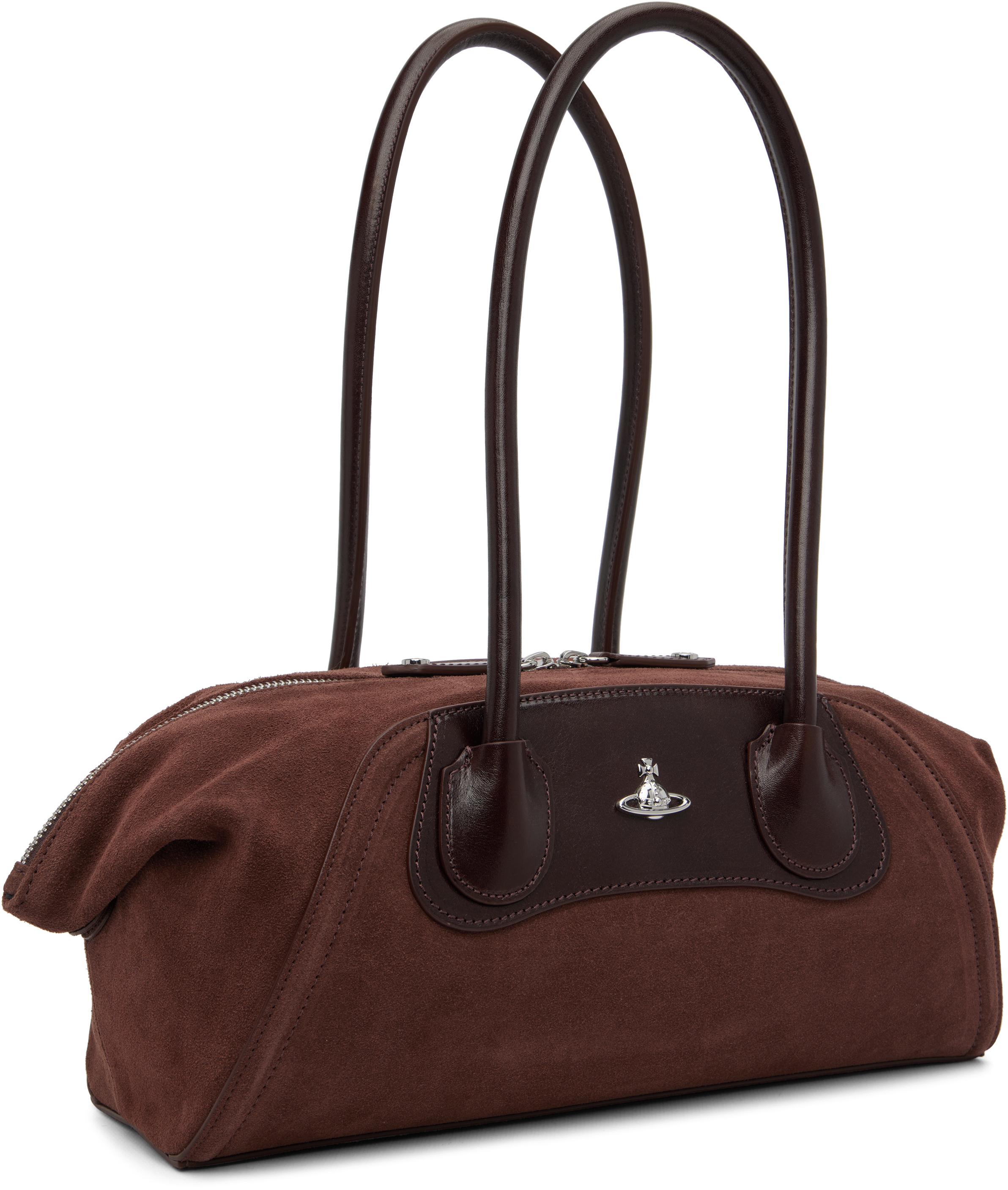 Vivienne Westwood Brown Shirley Small Holdall Bag In Brown
