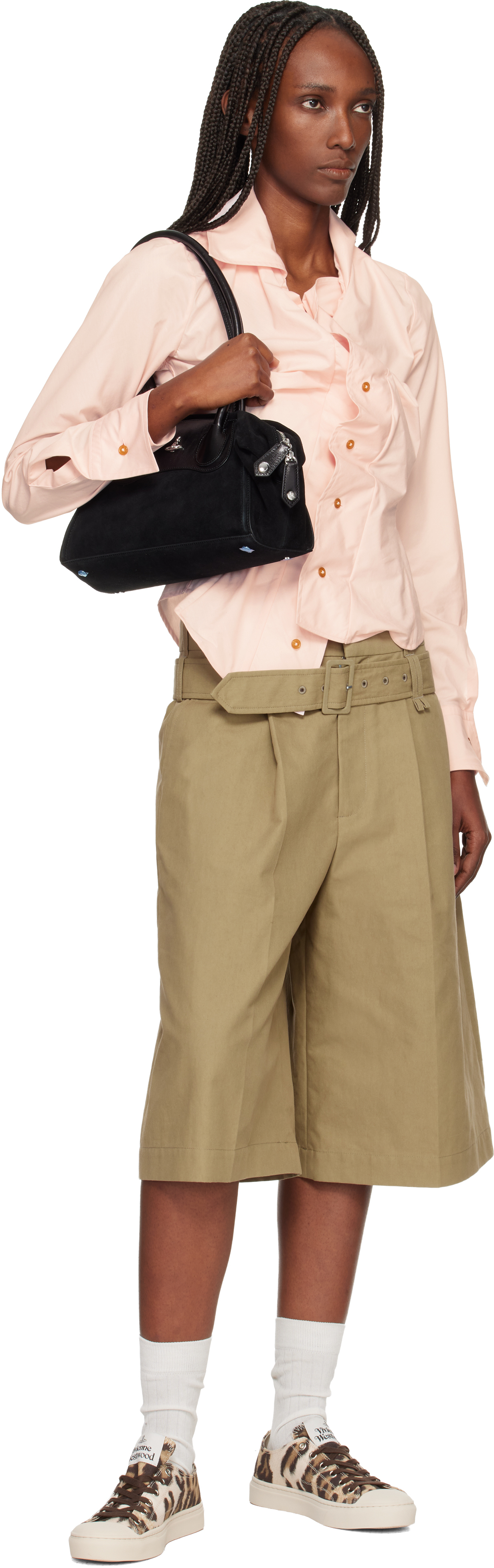 Vivienne Westwood Brown Shirley Small Holdall Bag In Brown